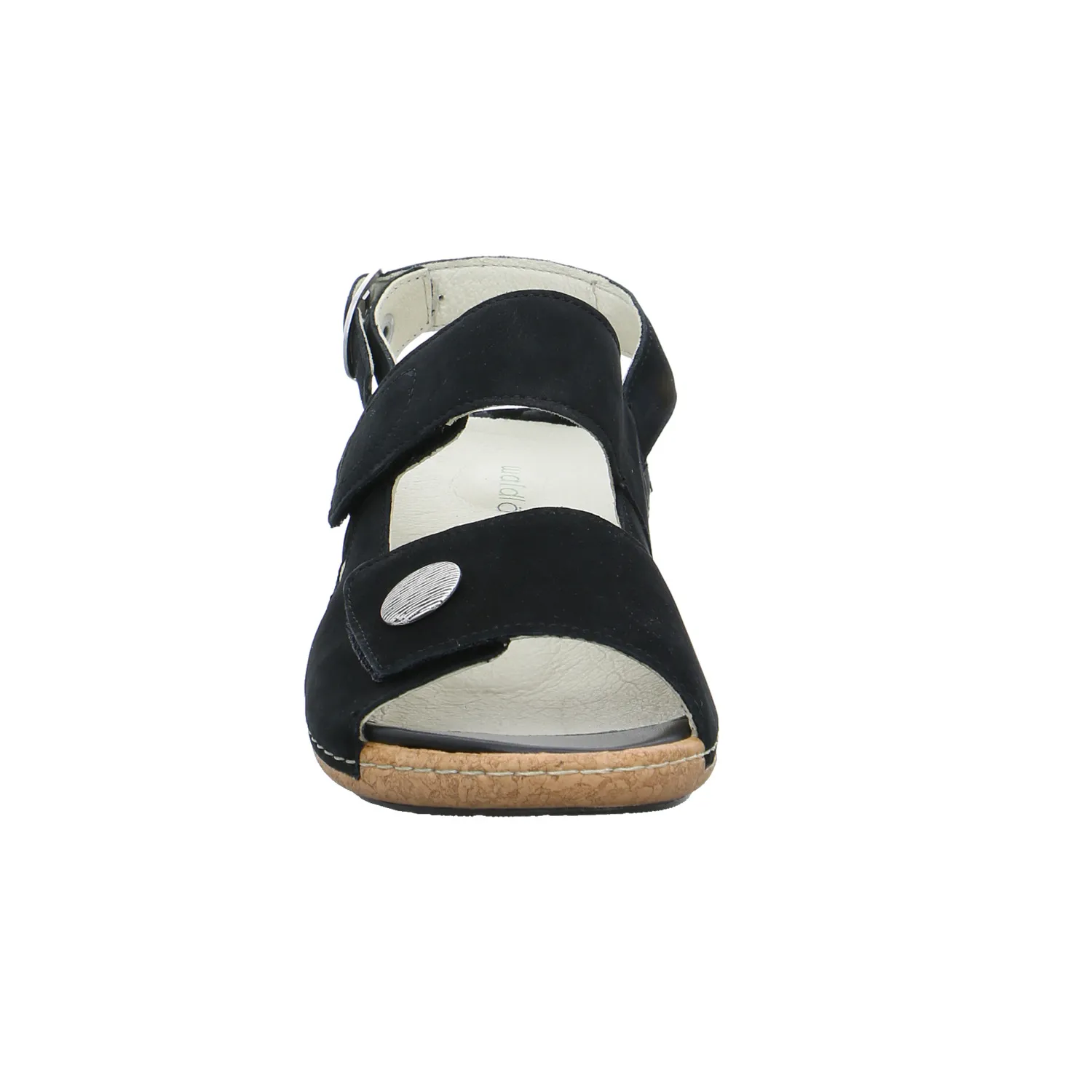 WALDLÄUFER Comfort-Sandalette Schwarz Leder WALDLÄUFER Comfort-Sandalette Schwarz Leder