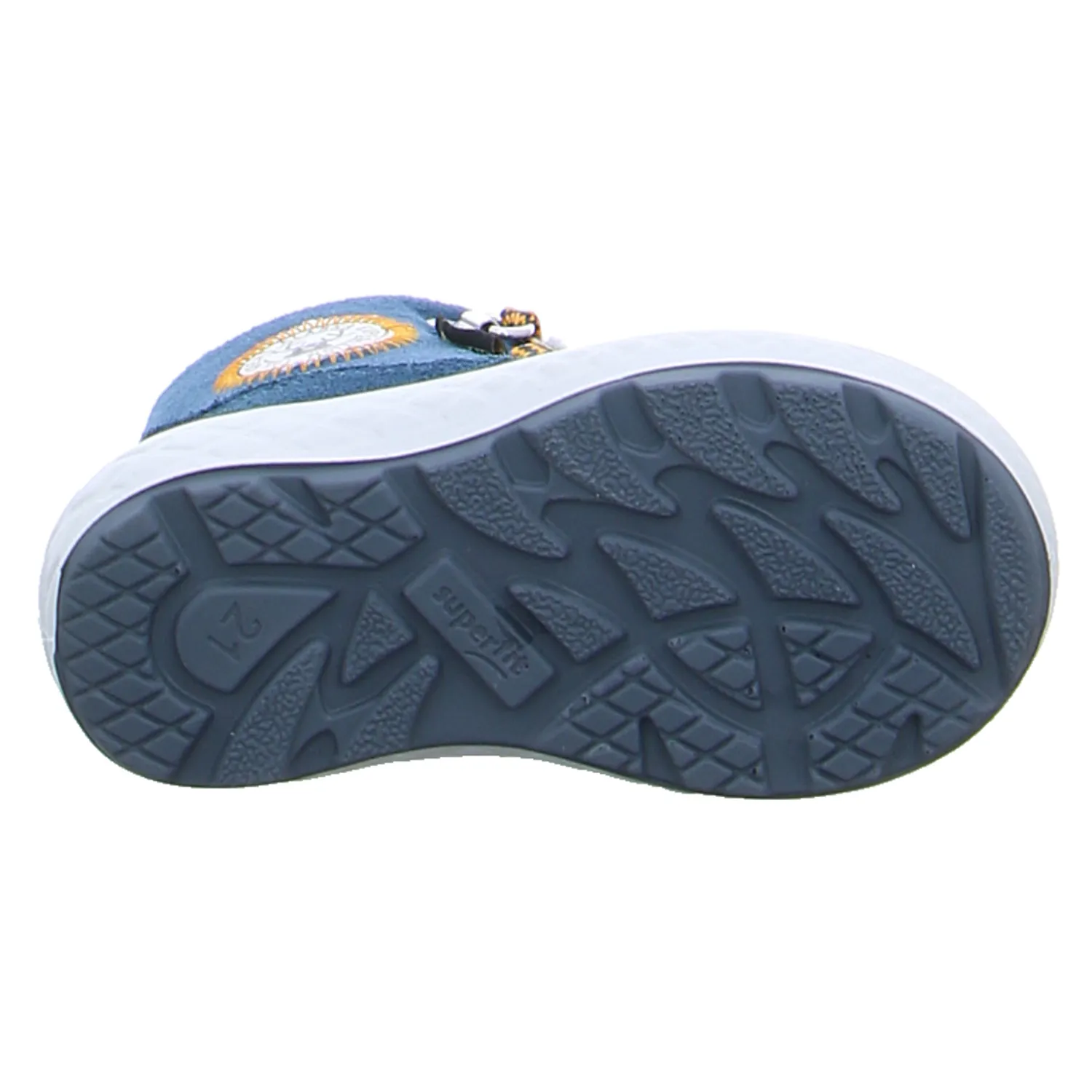 SUPERFIT Kleinkinder-Winter-Bottine Blau Textil  Baby-Boot 