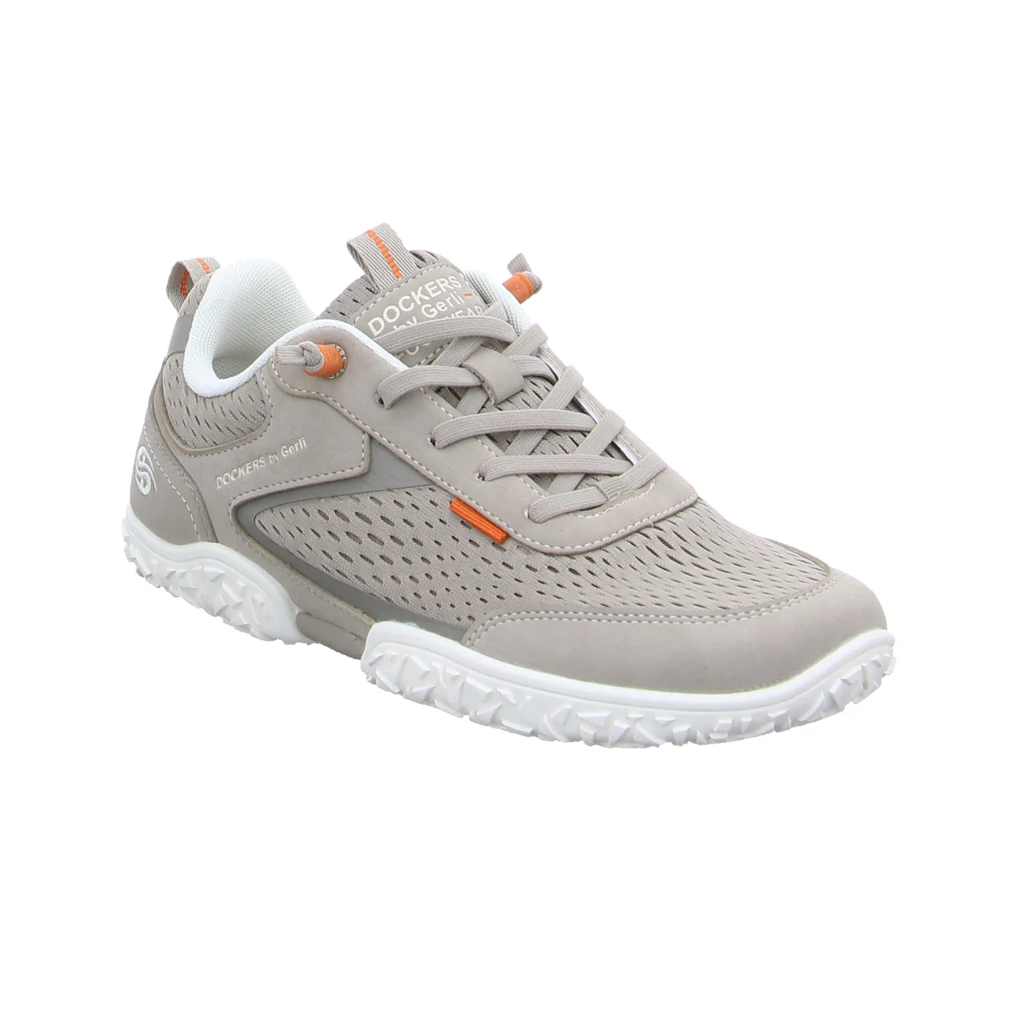 DOCKERS Halbschuhe Sneaker Stoff Beige Synthetik 