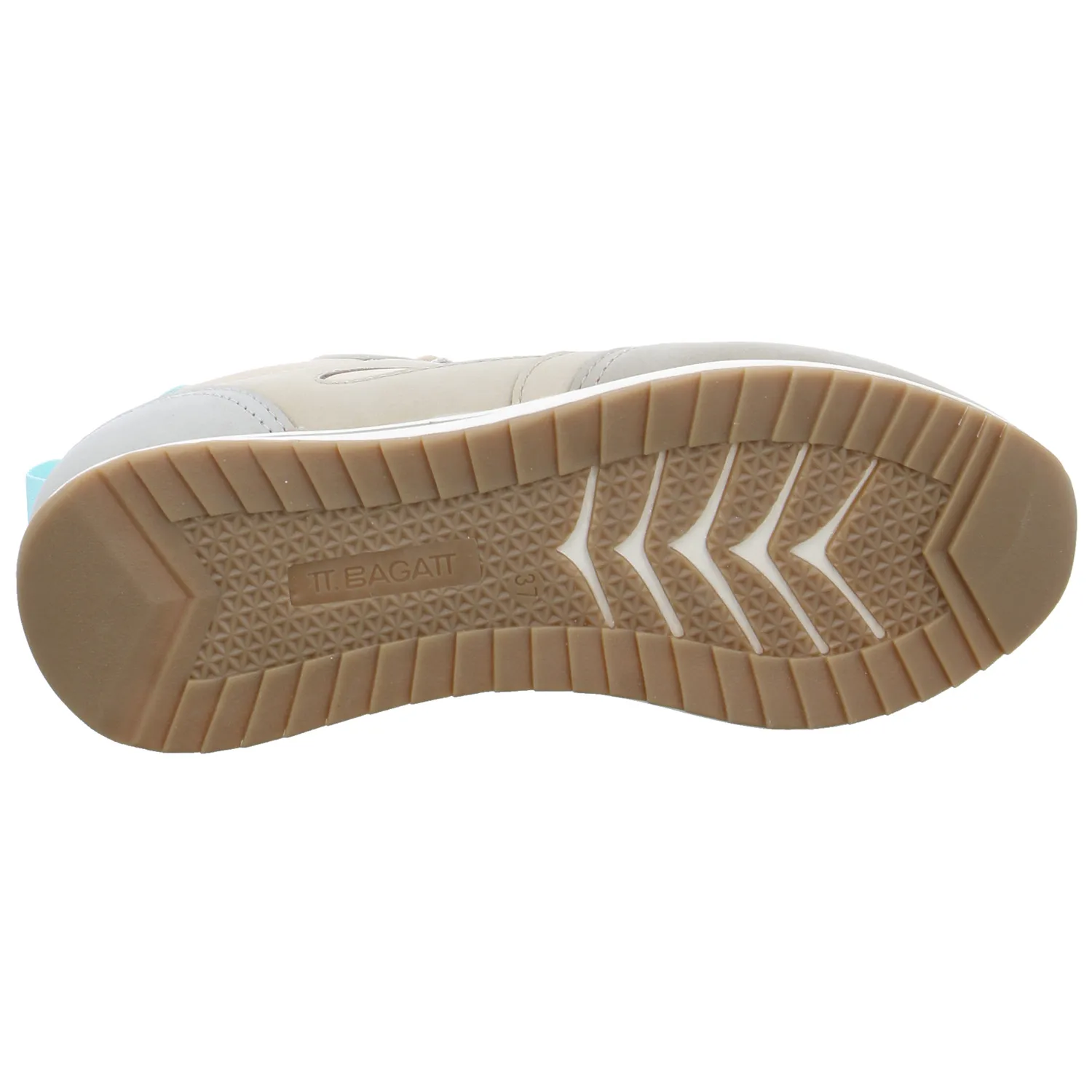 BAGATT Sneaker Beige Textil BAGATT Sneaker Beige Textil