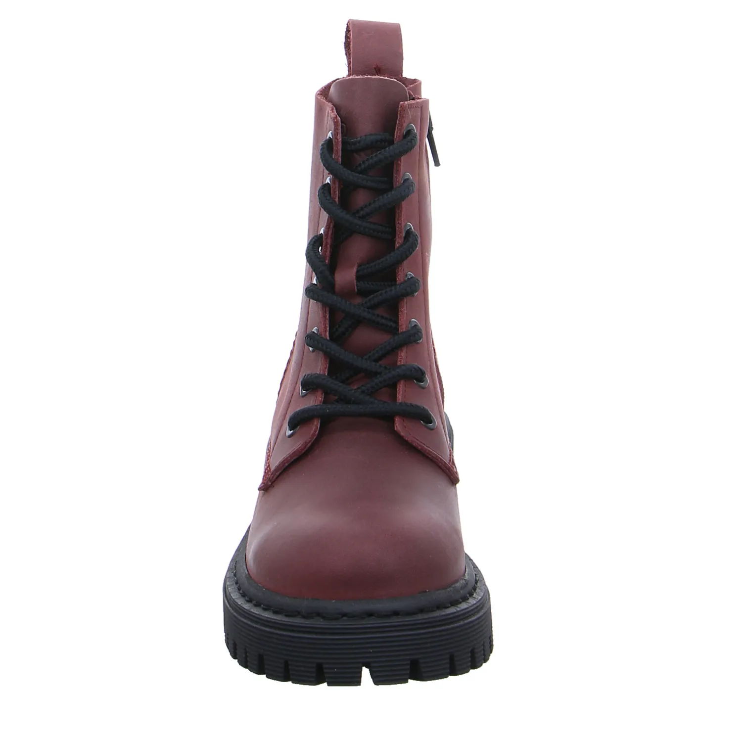 SCHUHENGEL Boot Bordeau Leder SCHUHENGEL Boot Bordeau Leder