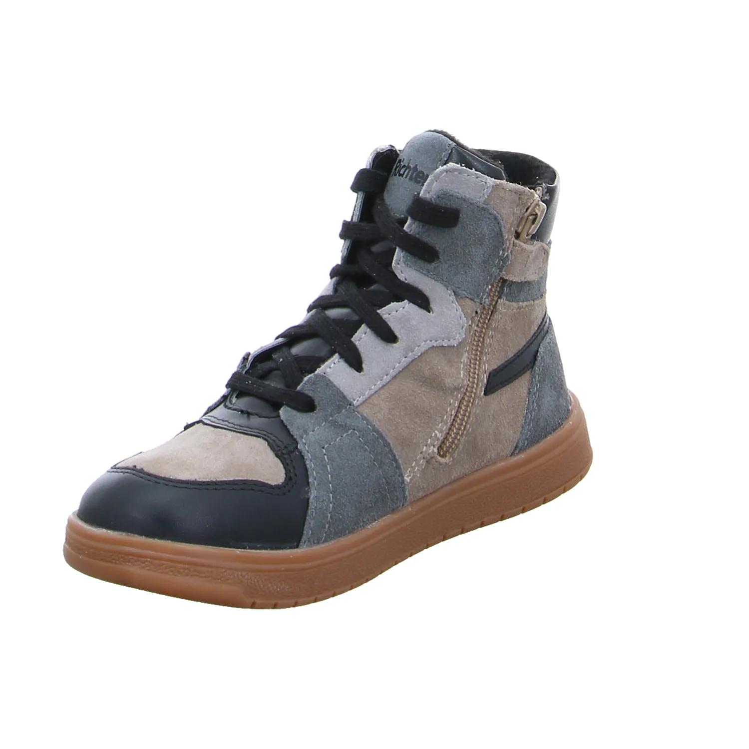 RICHTER Sneaker high Jugend-Boot Grau Leder RICHTER Sneaker high Jugend-Boot Grau Leder