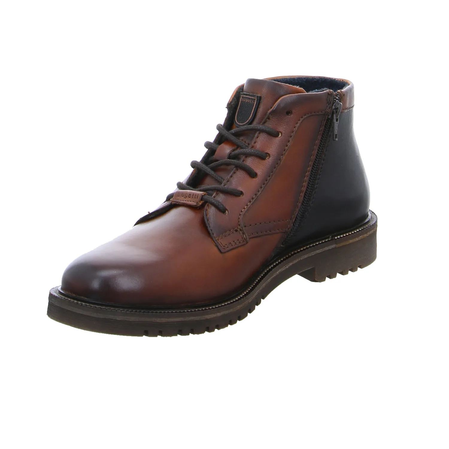 BUGATTI SHOES Boots Cognac Leder 