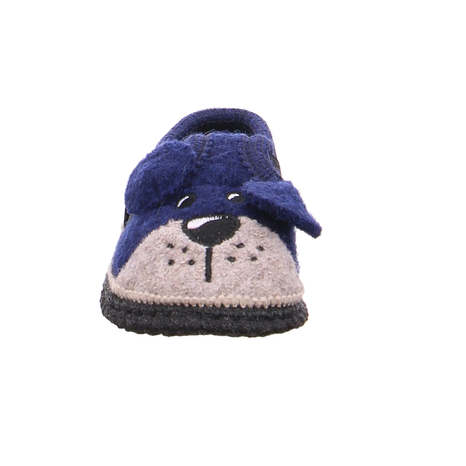 BECK warmer Hausschuh Kinder-Winterhausschuh Blau Textil BECK warmer Hausschuh Kinder-Winterhausschuh Blau Textil