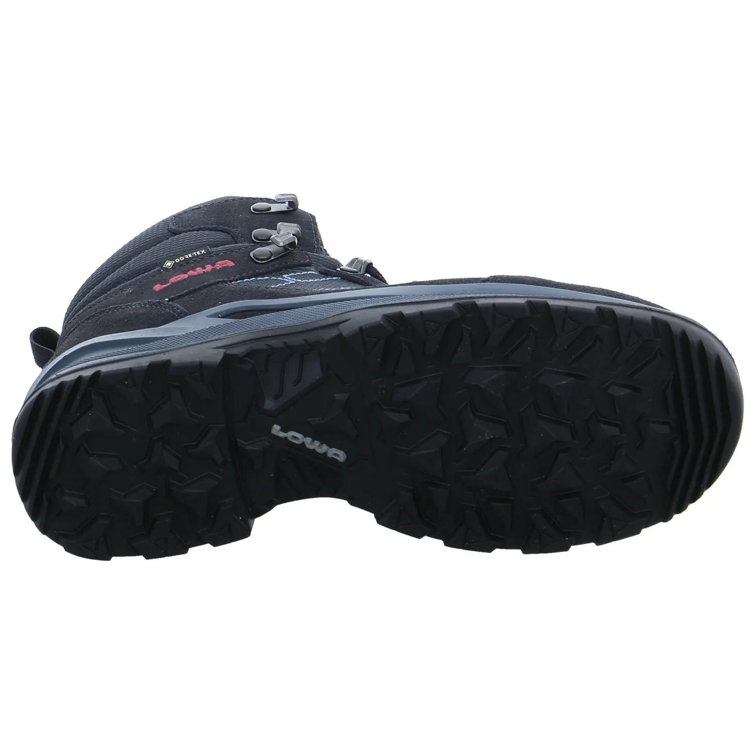 LOWA TAURUS PRO GTX MID WS Wander- Bergschuh Damen Blau Lederimitat 