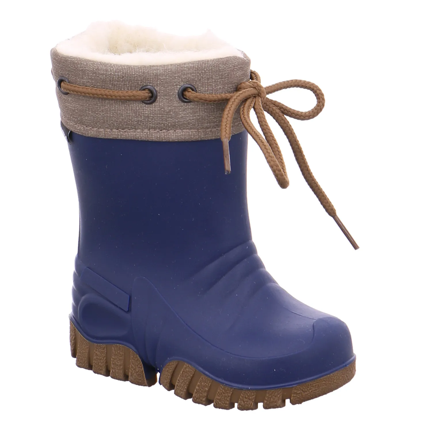SPIRALE Kinder-Gummistiefel Warmfutter Blau Synthetik SPIRALE Kinder-Gummistiefel Warmfutter Blau Synthetik