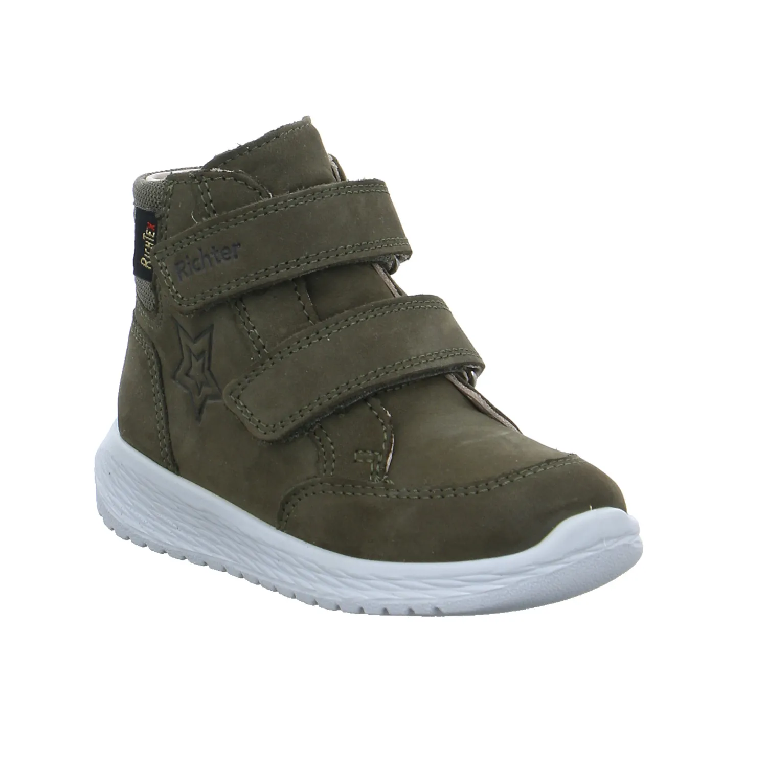 RICHTER Bottine Lauflernschuh Olive Textil 