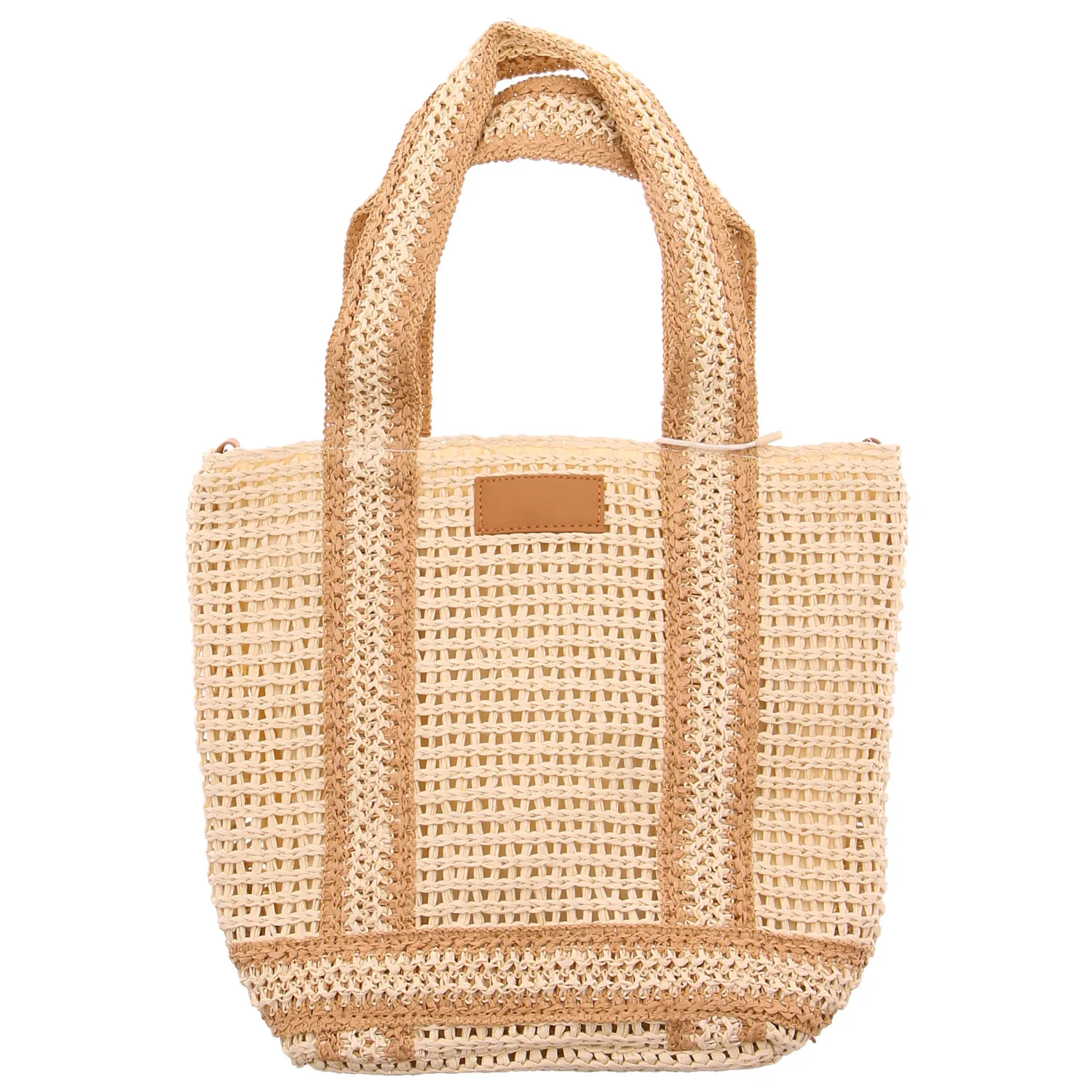 * Sommertasche Beige Textil 