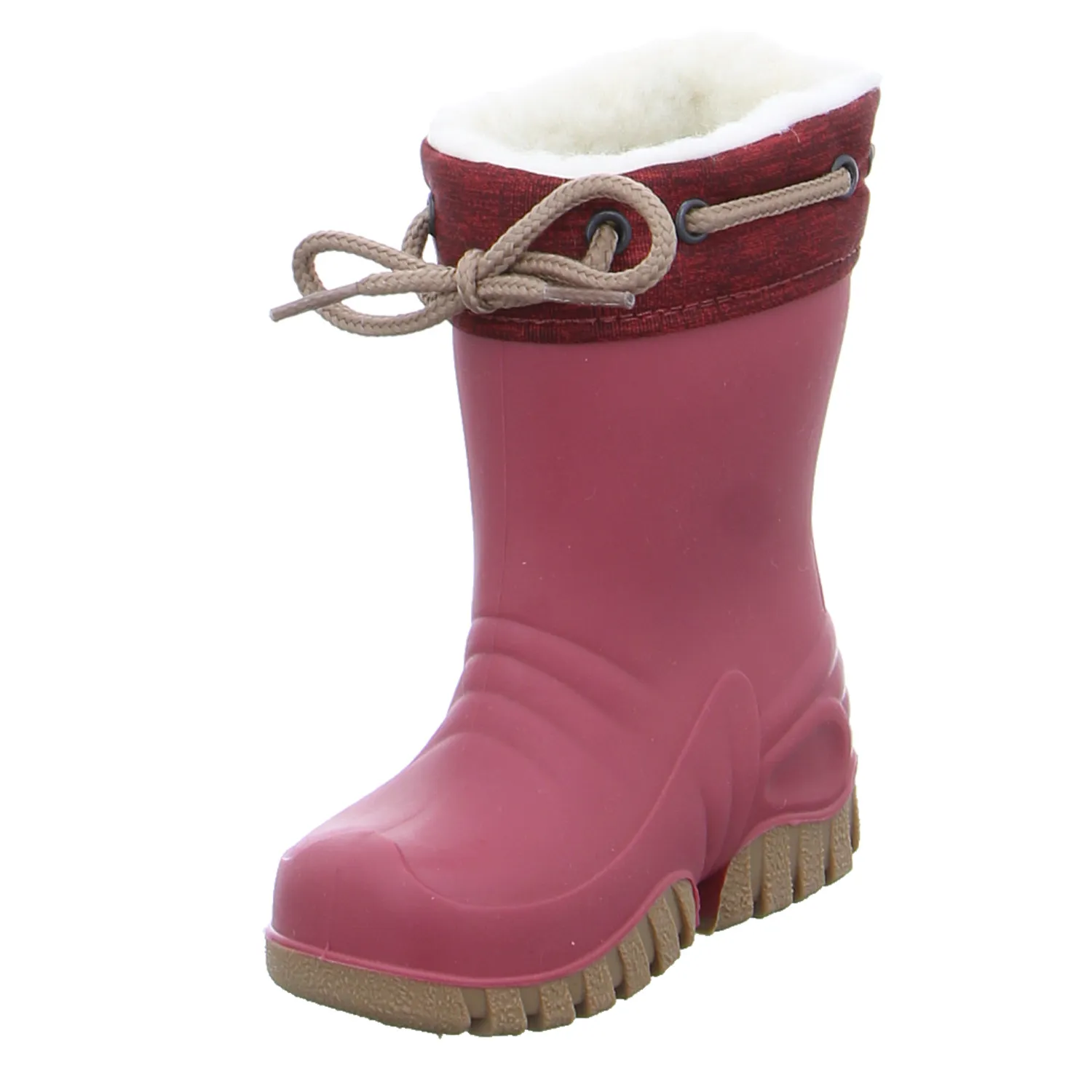 SPIRALE Kinder-Gummistiefel Warmfutter Bordeau Synthetik SPIRALE Kinder-Gummistiefel Warmfutter Bordeau Synthetik