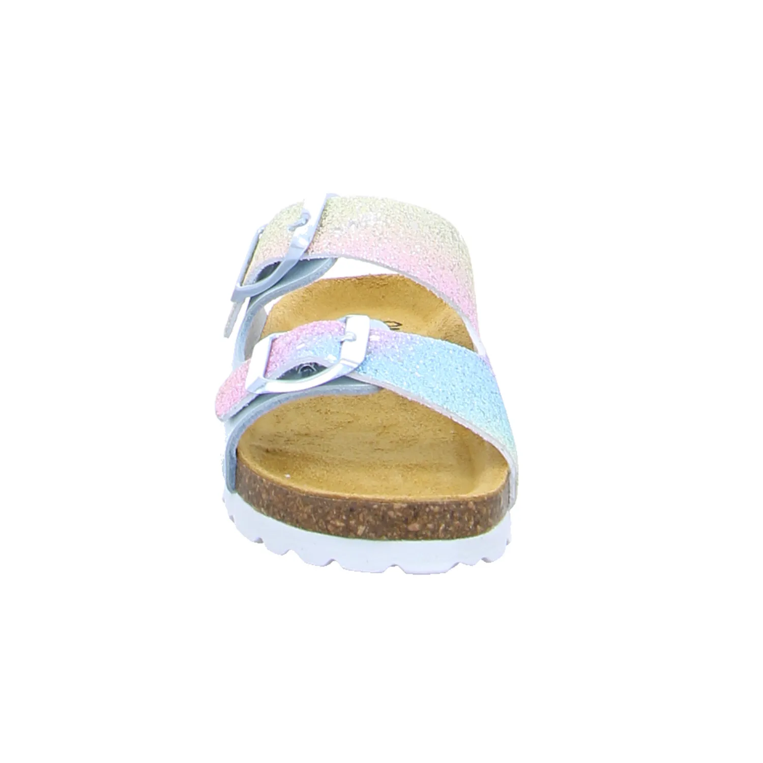 BIOLife Lederdecksohle Kinder-Pantolette Multicolor Lederimitat 