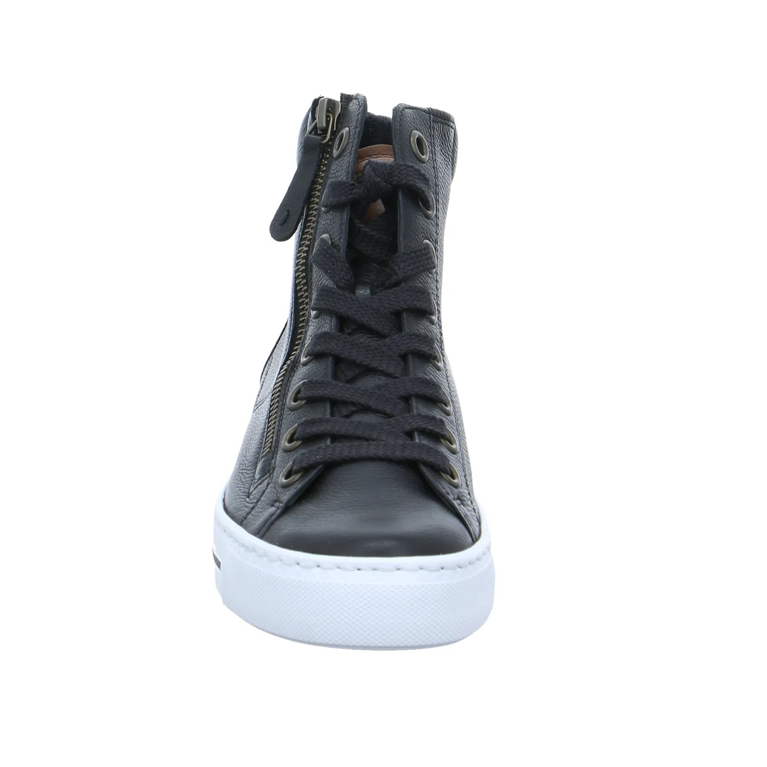 PAUL GREEN Mid Cut Sneaker Schwarz Leder PAUL GREEN Mid Cut Sneaker Schwarz Leder