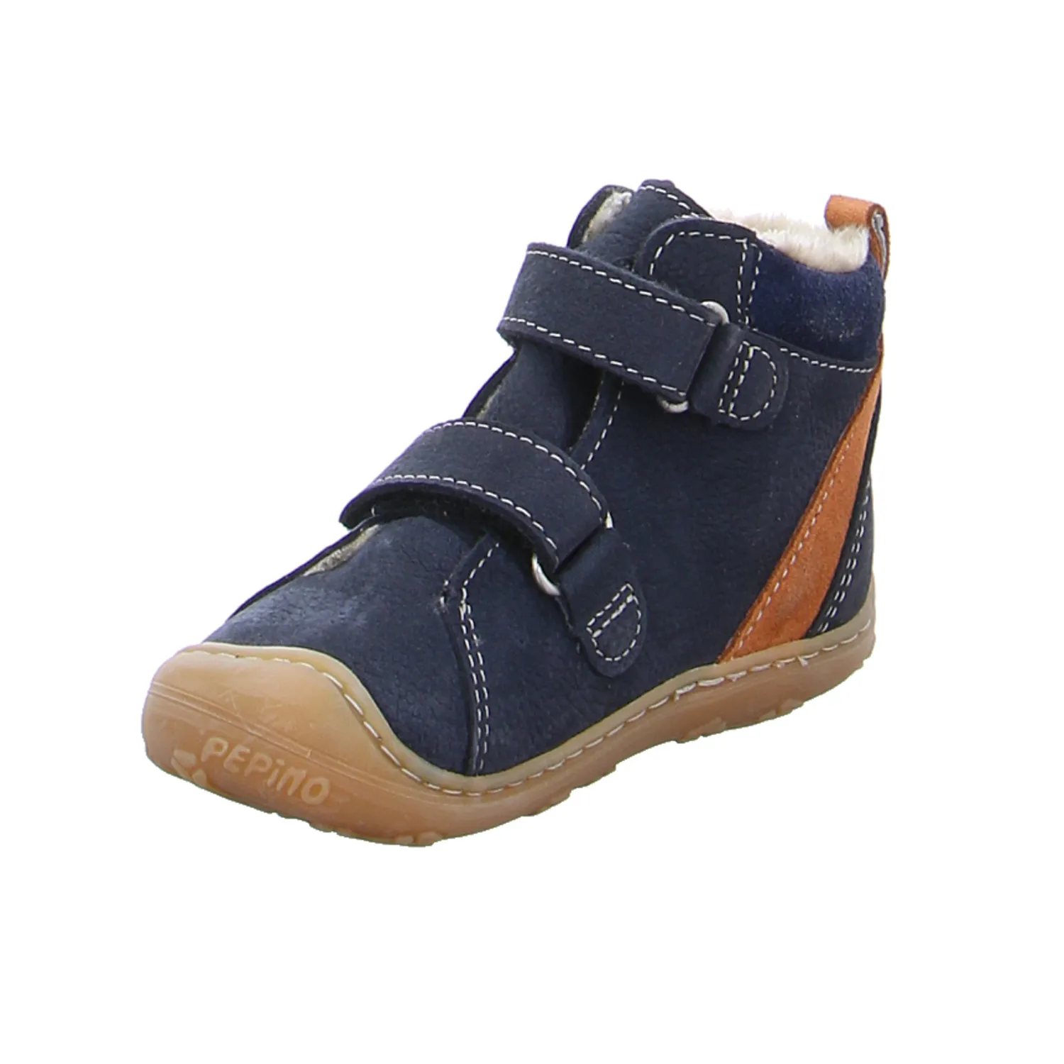 PEPINO Bottine Lauflernschuh Blau Leder PEPINO Bottine Lauflernschuh Blau Leder