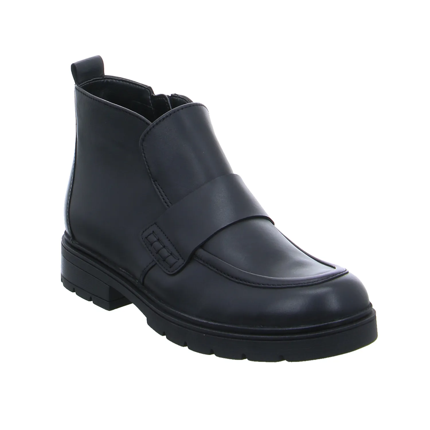 GABOR Boot Schwarz Leder 