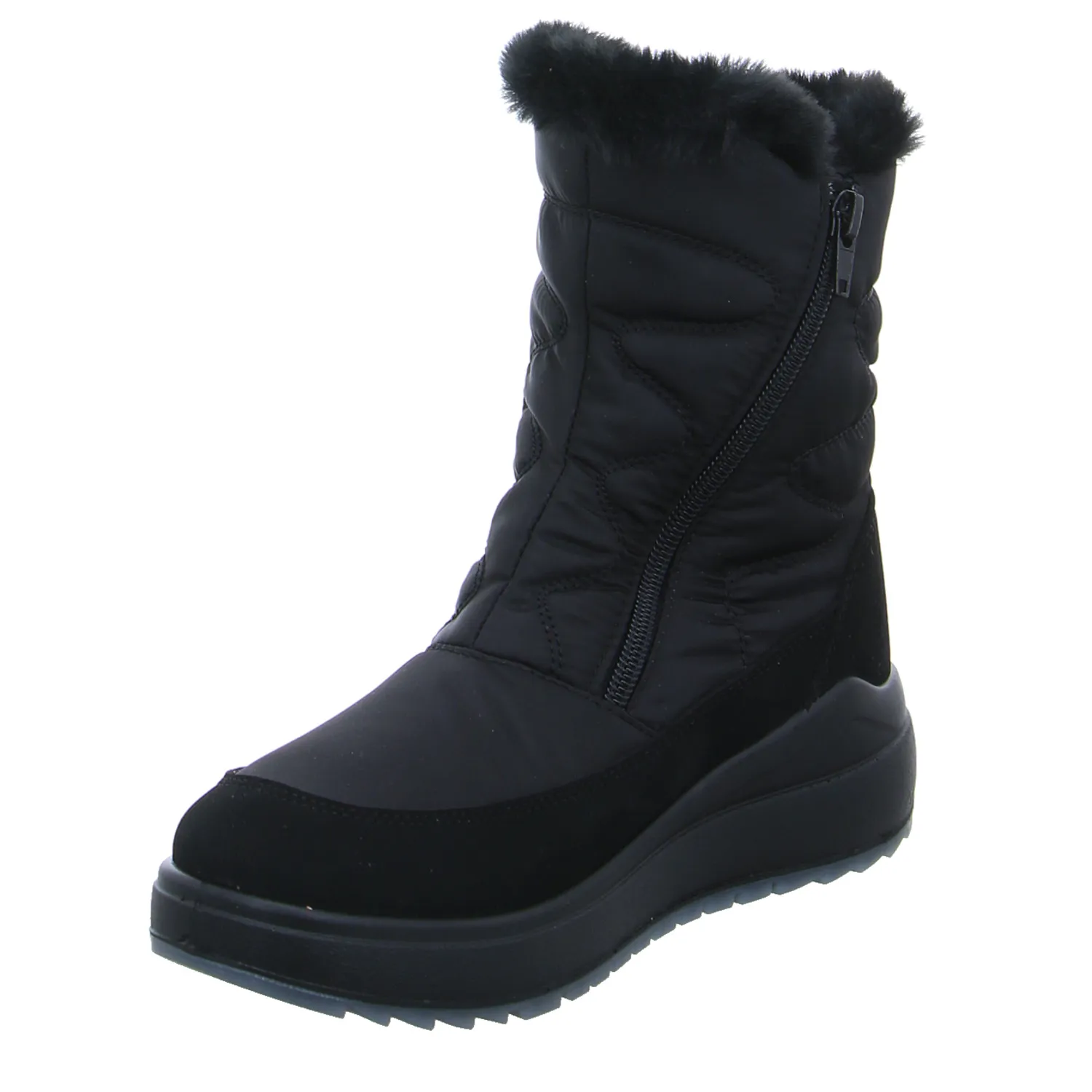 * mit Sympatex 100% Wasserdicht Snowboot Schwarz Textil * mit Sympatex 100% Wasserdicht Snowboot Schwarz Textil
