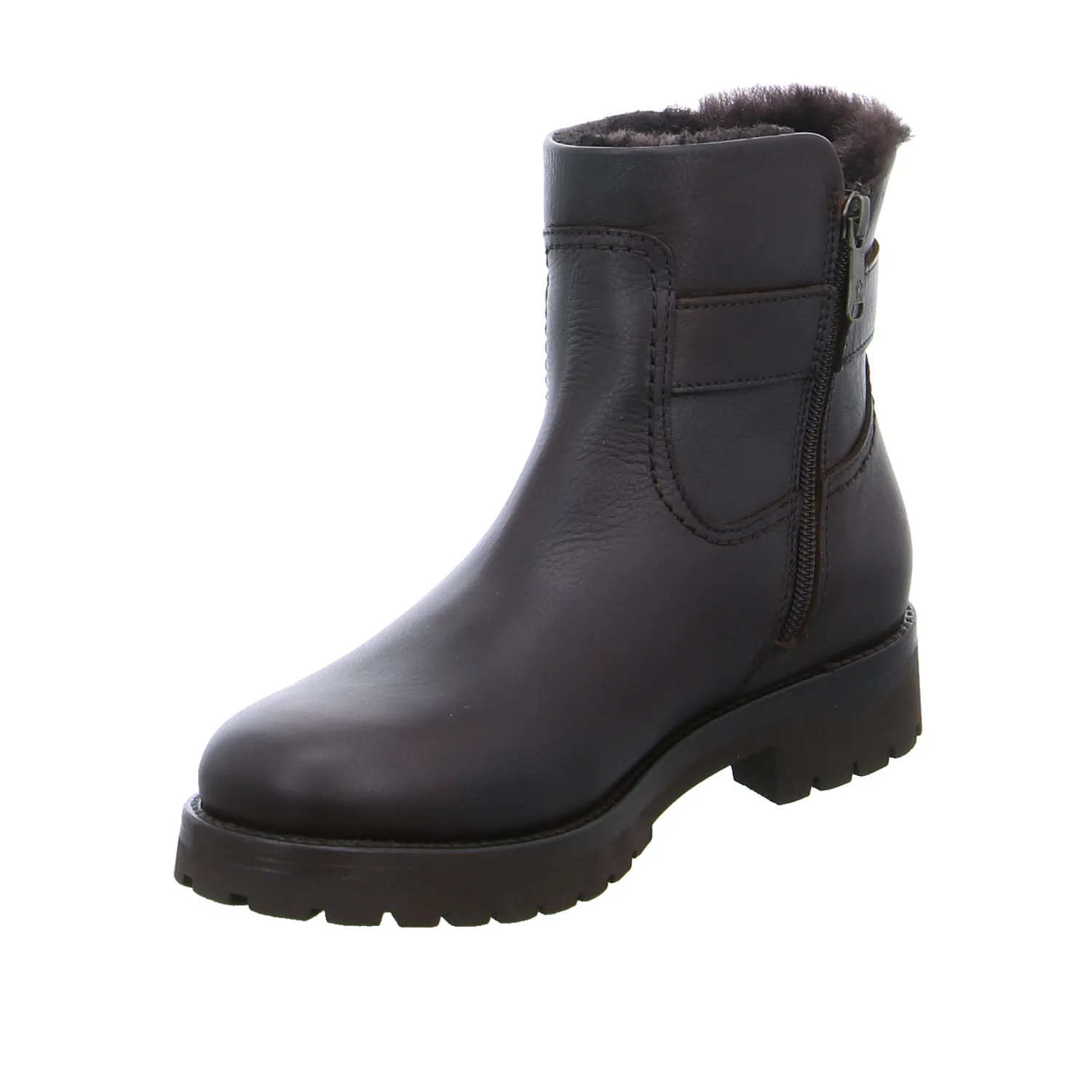 PANAMA JACK mit Lammfell-Futter Boot Braun Leder PANAMA JACK mit Lammfell-Futter Boot Braun Leder