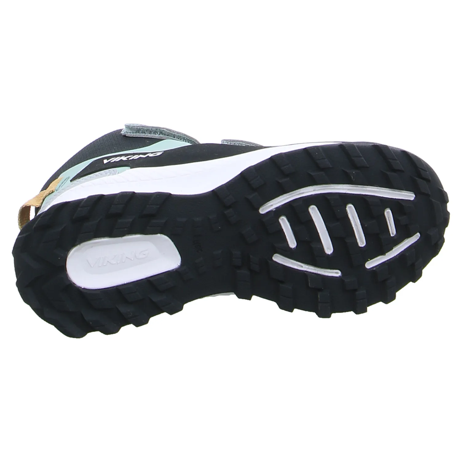 VIKING Sneaker high Kleinkinder-Halbschuh Klett Grün Textil VIKING Sneaker high Kleinkinder-Halbschuh Klett Grün Textil