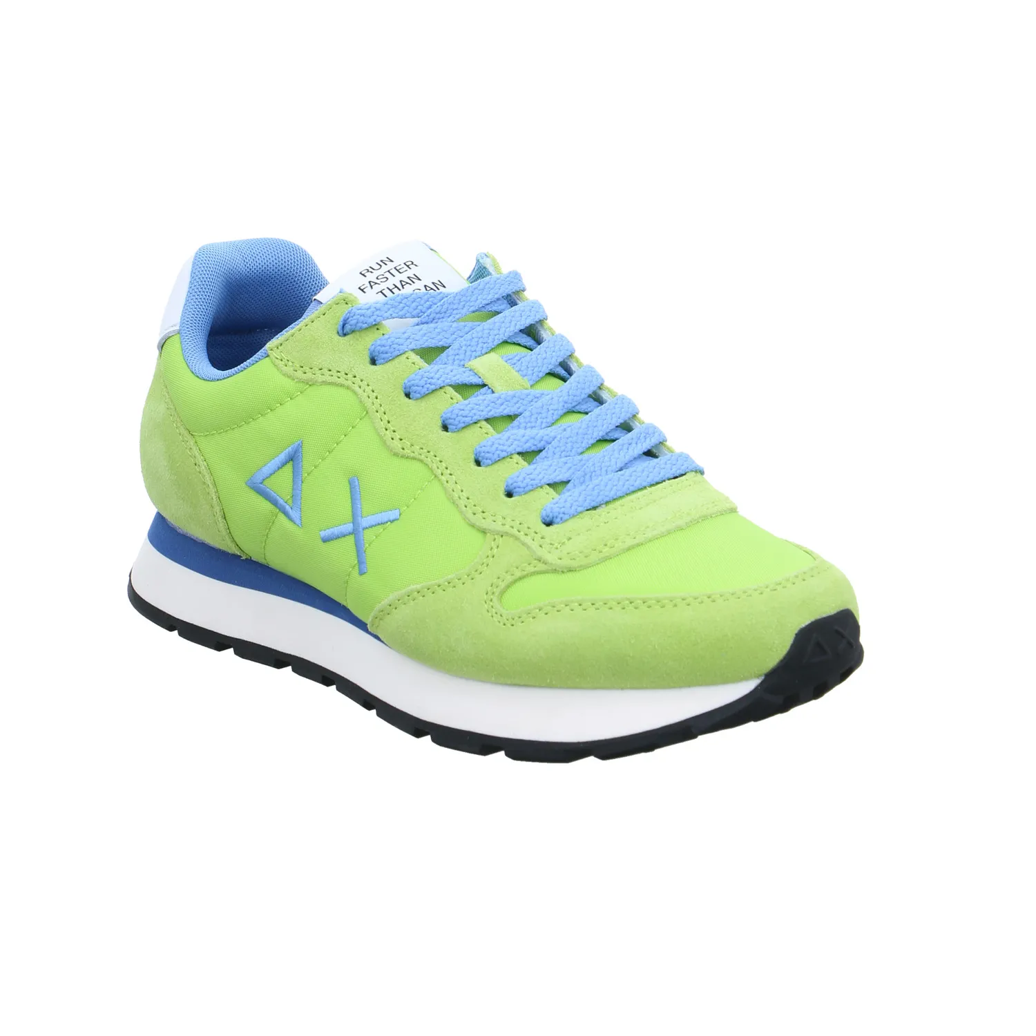 SUN68 Halbschuhe Sneaker Stoff Grün Textil SUN68 Halbschuhe Sneaker Stoff Grün Textil