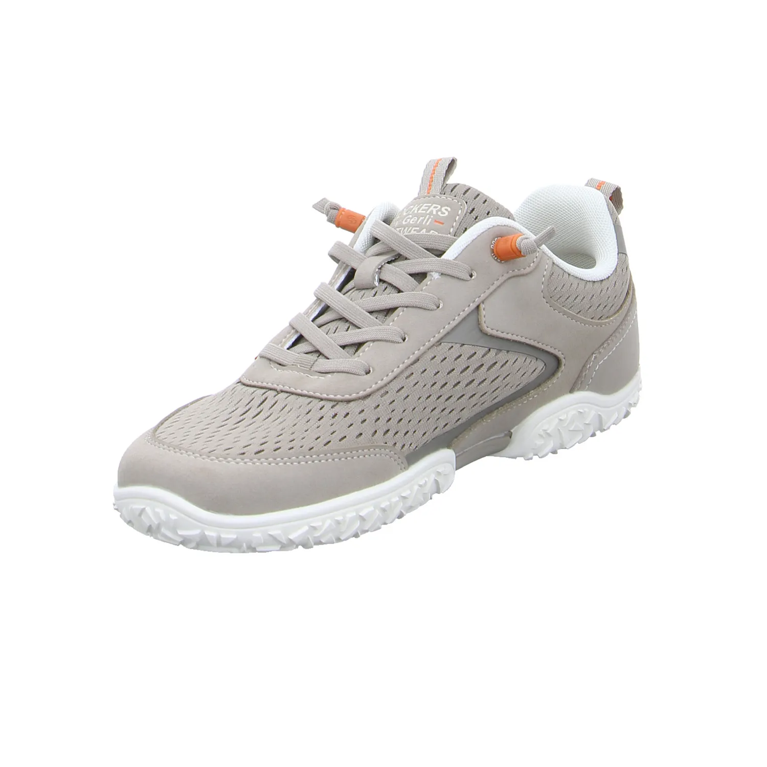 DOCKERS Halbschuhe Sneaker Stoff Beige Synthetik 