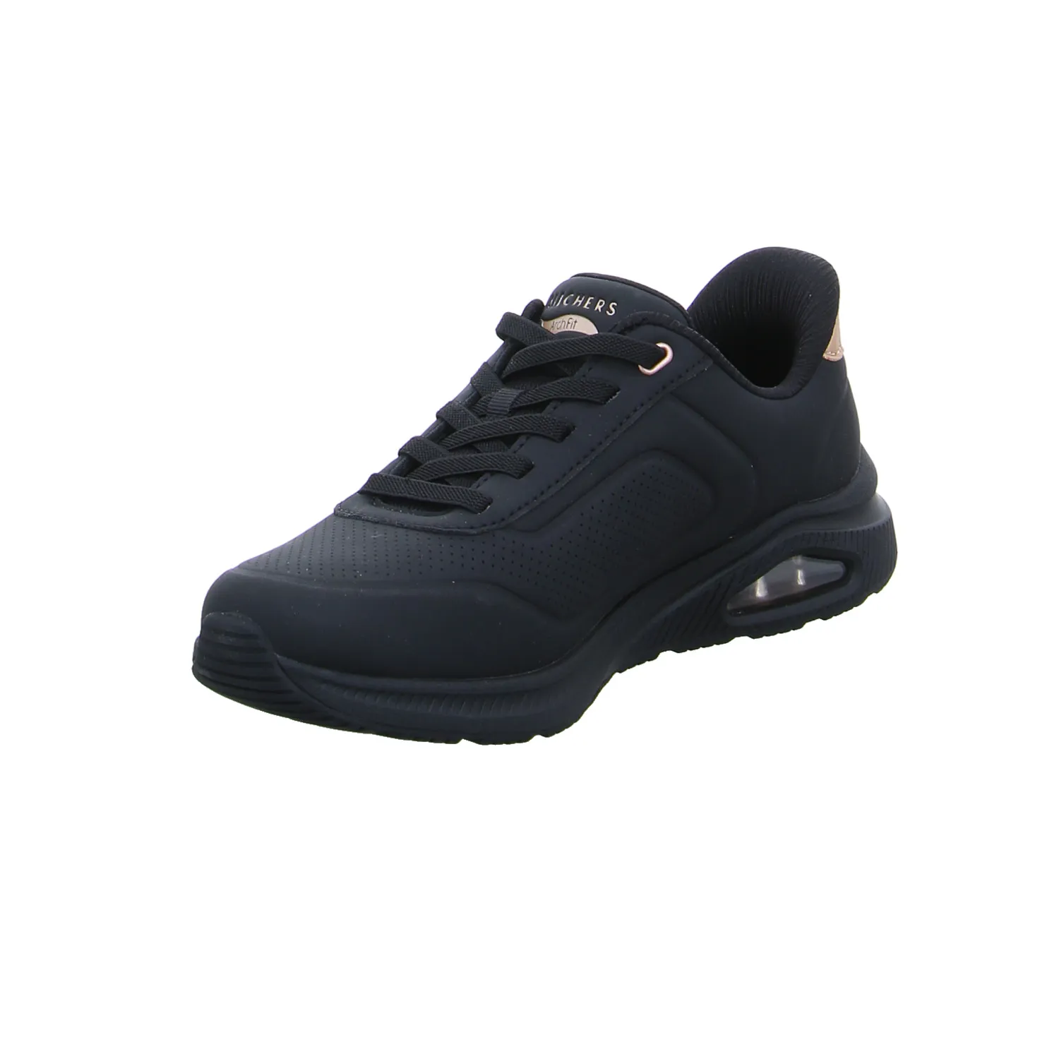 SKECHERS Sneaker Schwarz Lederimitat SKECHERS Sneaker Schwarz Lederimitat