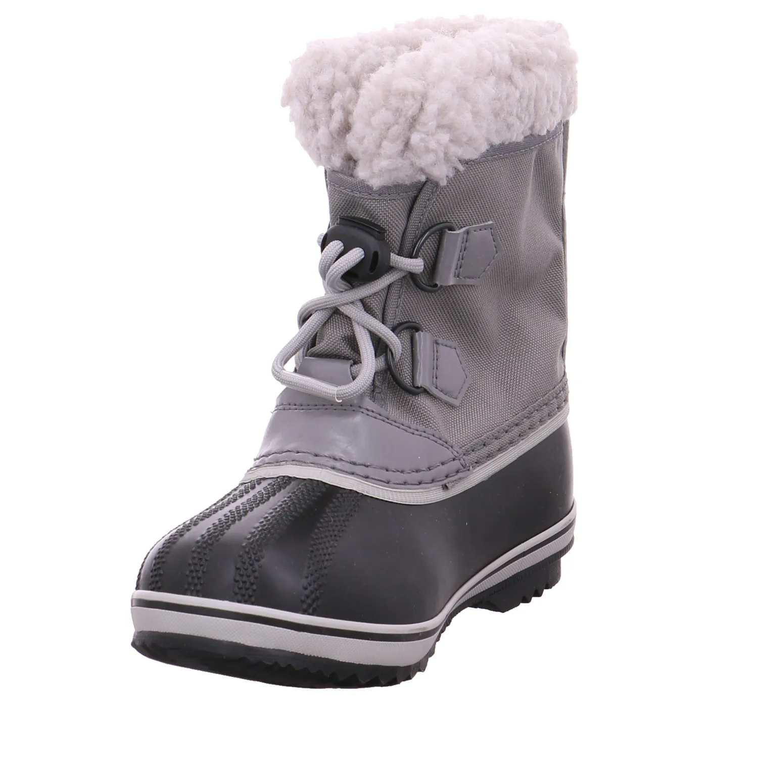 SOREL Schneestiefel Kinder-Snowboot Grau Lederimitat SOREL Schneestiefel Kinder-Snowboot Grau Lederimitat