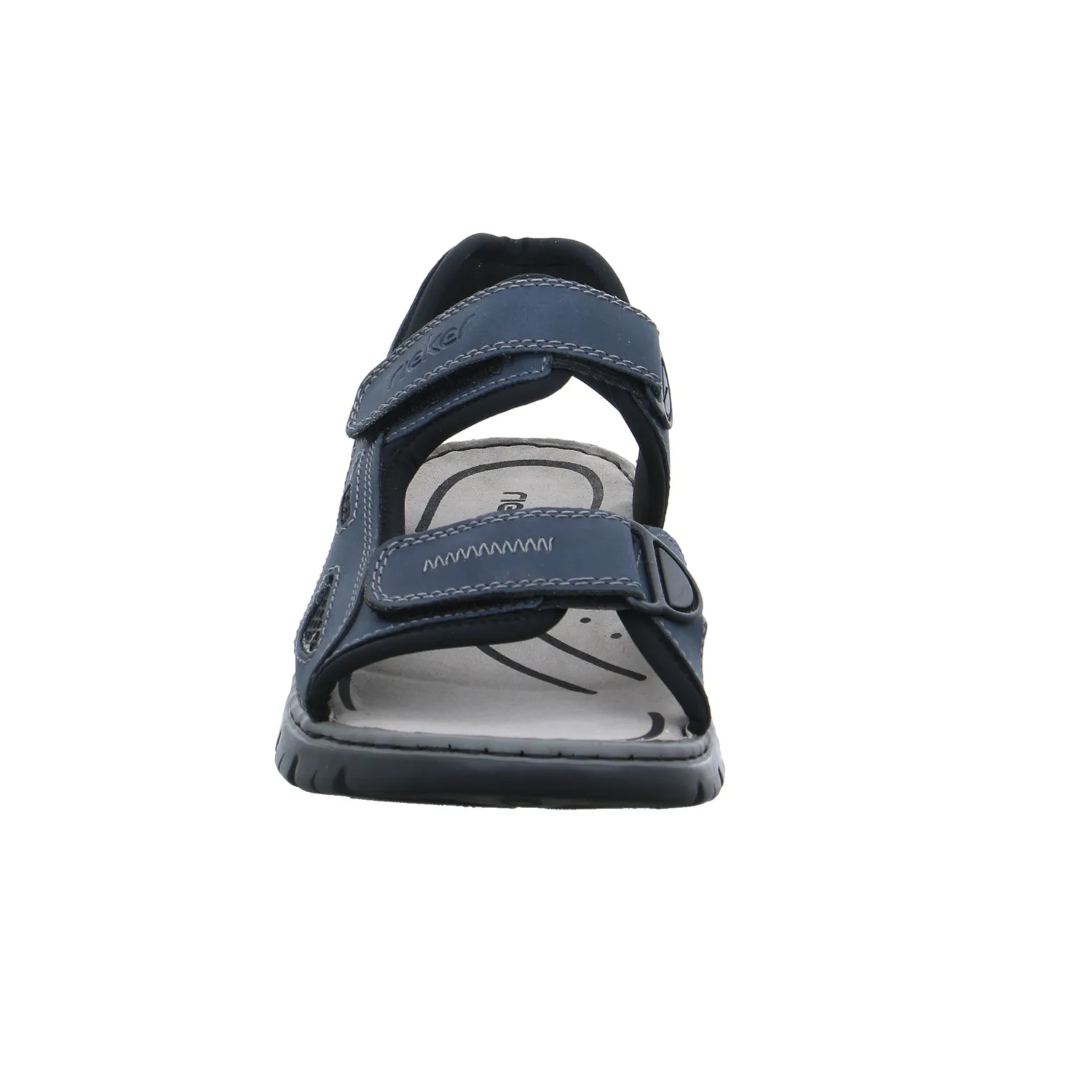 RIEKER Sandale Blau Lederimitat 