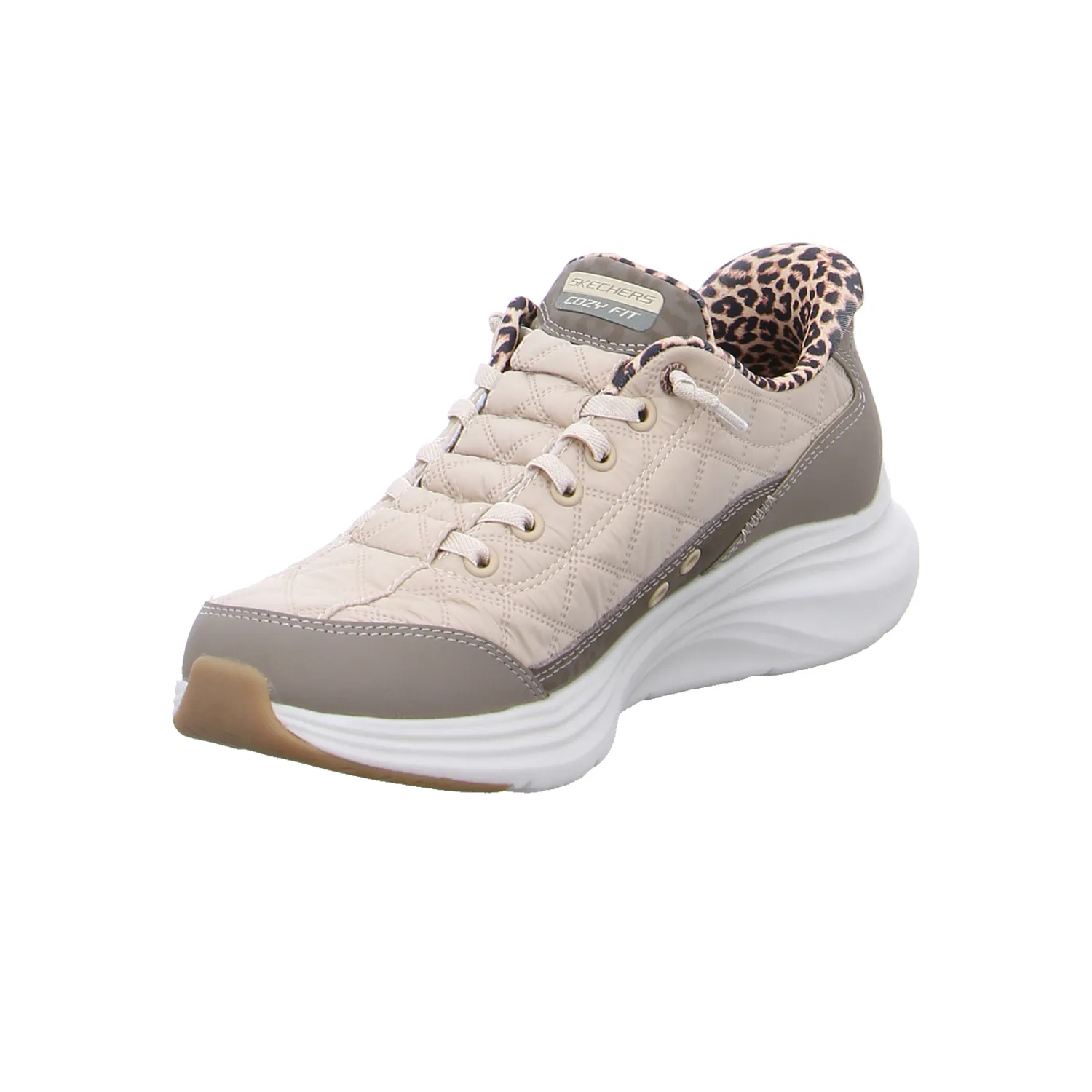 SKECHERS Sneaker Beige Textil 