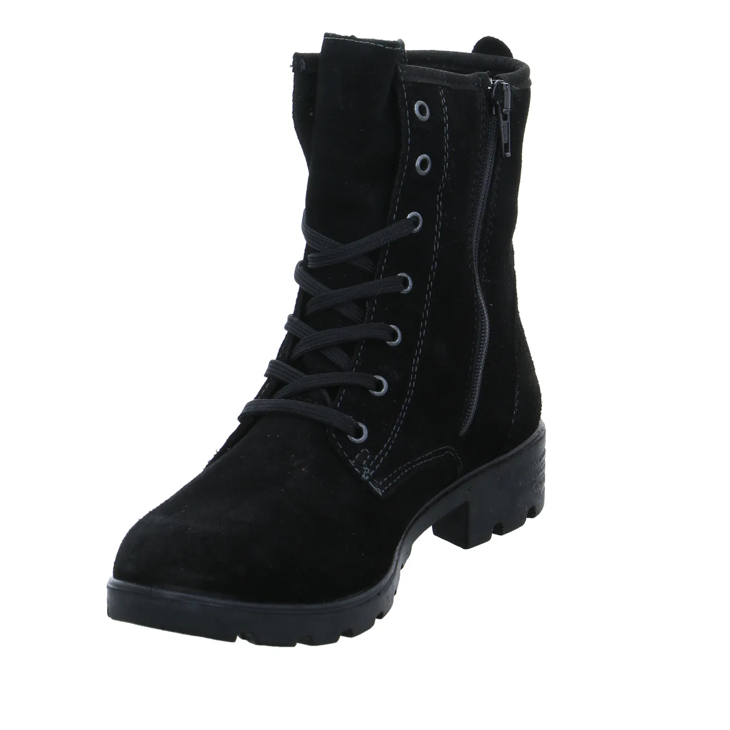 RICOSTA Schaftstiefel Mädchen-Winter-Bottine Schwarz Leder RICOSTA Schaftstiefel Mädchen-Winter-Bottine Schwarz Leder
