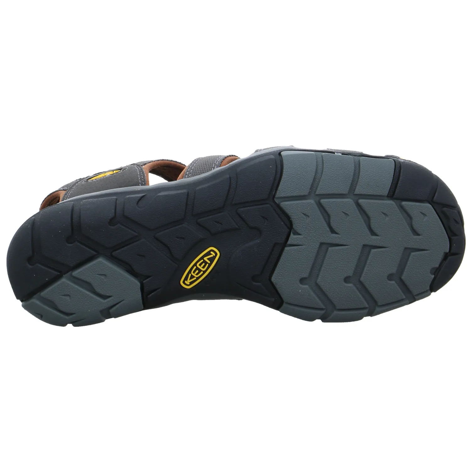 KEEN Sandale mit Zehenschutz Sport- + Freizeitsandalen Grau Textil 
