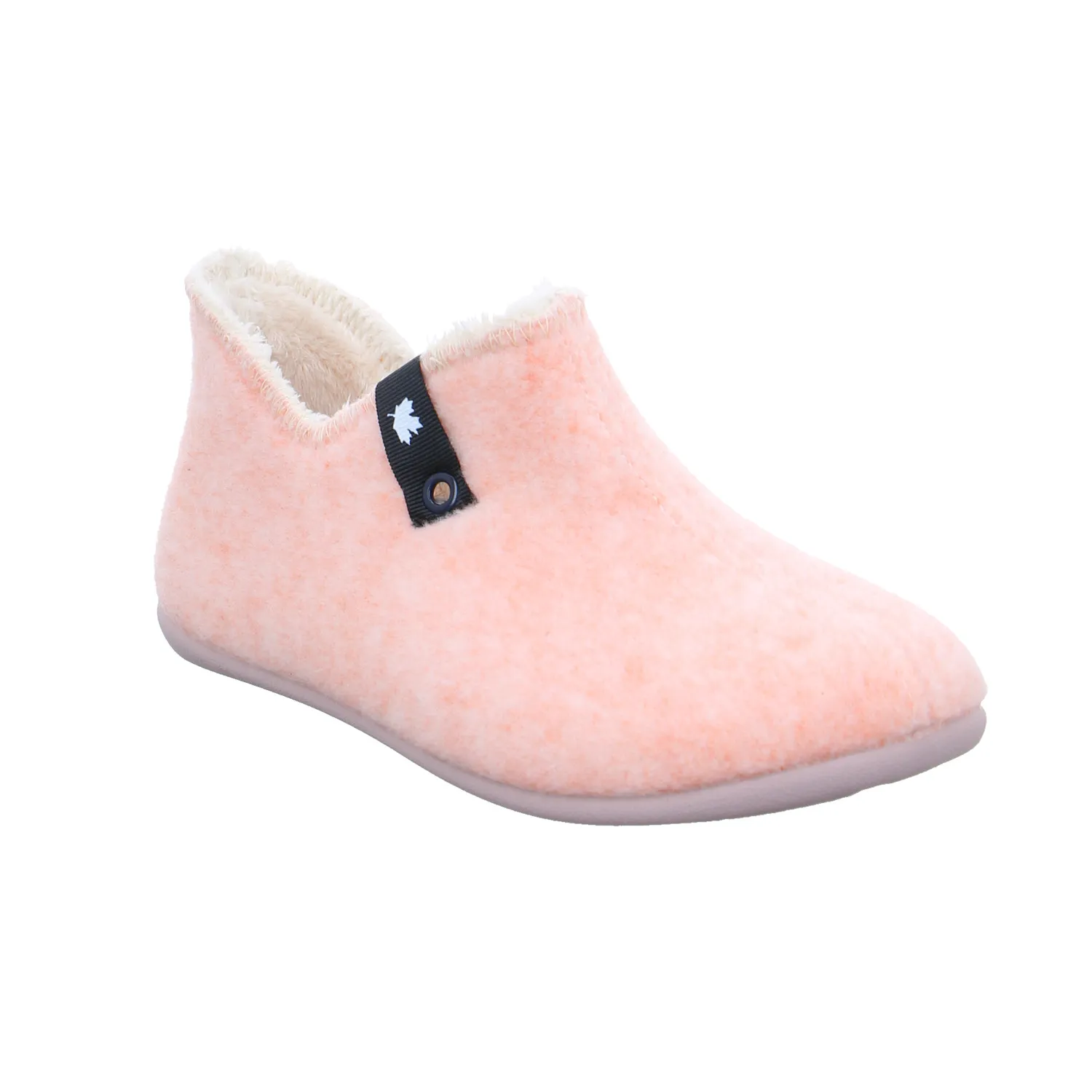 VAN DER LAAN Hausschuh Rosa Textil 