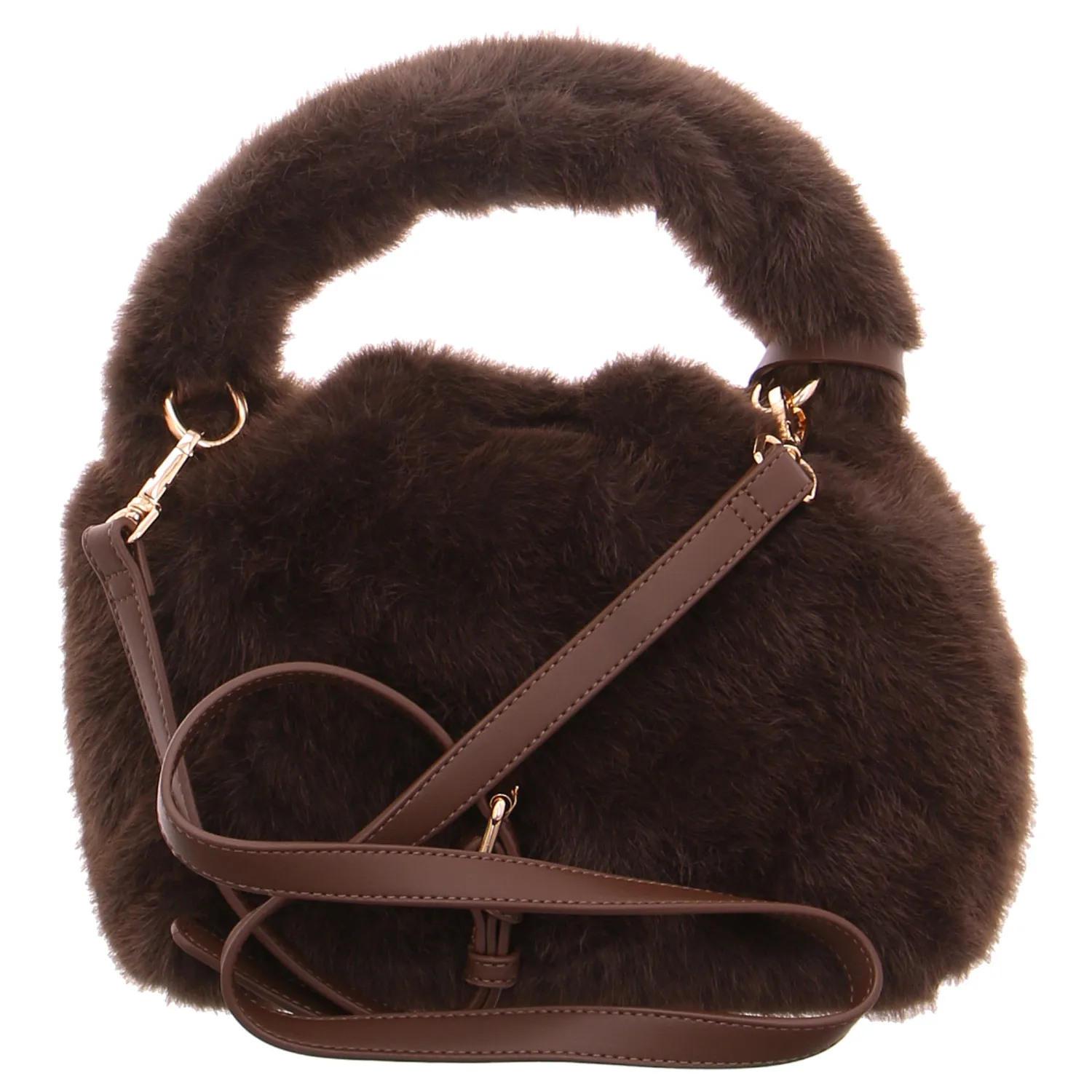 LA STRADA Wintertasche Braun Textil LA STRADA Wintertasche Braun Textil