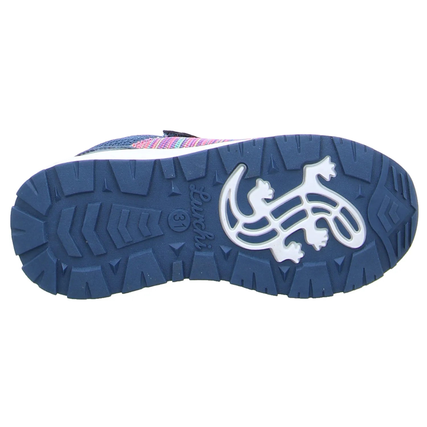LURCHI Mädchensneaker Mädchen-Halbschuh Klett Multicolor Textil LURCHI Mädchensneaker Mädchen-Halbschuh Klett Multicolor Textil