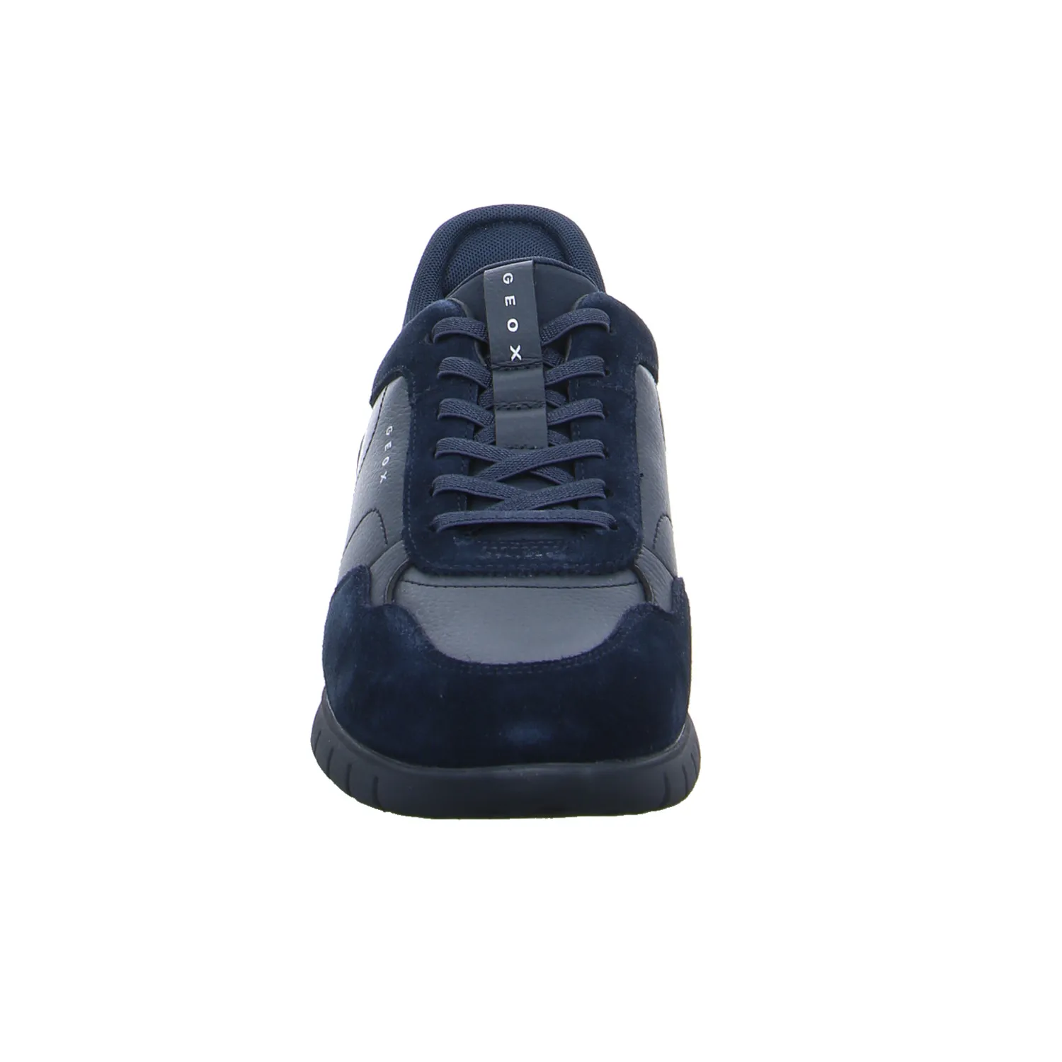 GEOX Halbschuhe Sneaker Blau Leder GEOX Halbschuhe Sneaker Blau Leder