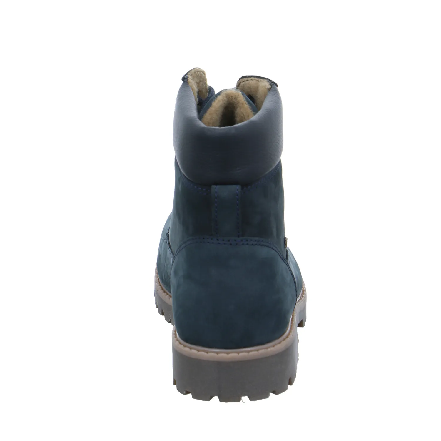 SABALIN Schnür-Boot Jungen-Winter-Bottine Blau Leder SABALIN Schnür-Boot Jungen-Winter-Bottine Blau Leder