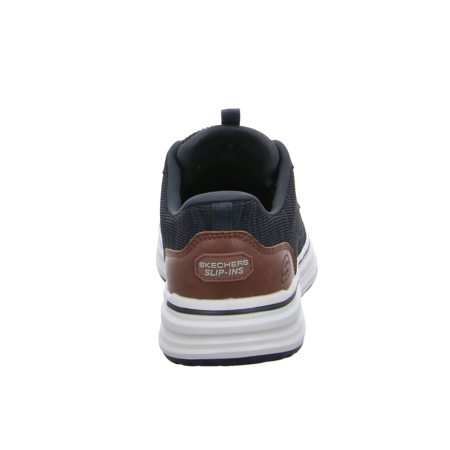 SKECHERS Air-Cooled Memory Foam Halbschuhe Sneaker Stoff Schwarz Synthetik 