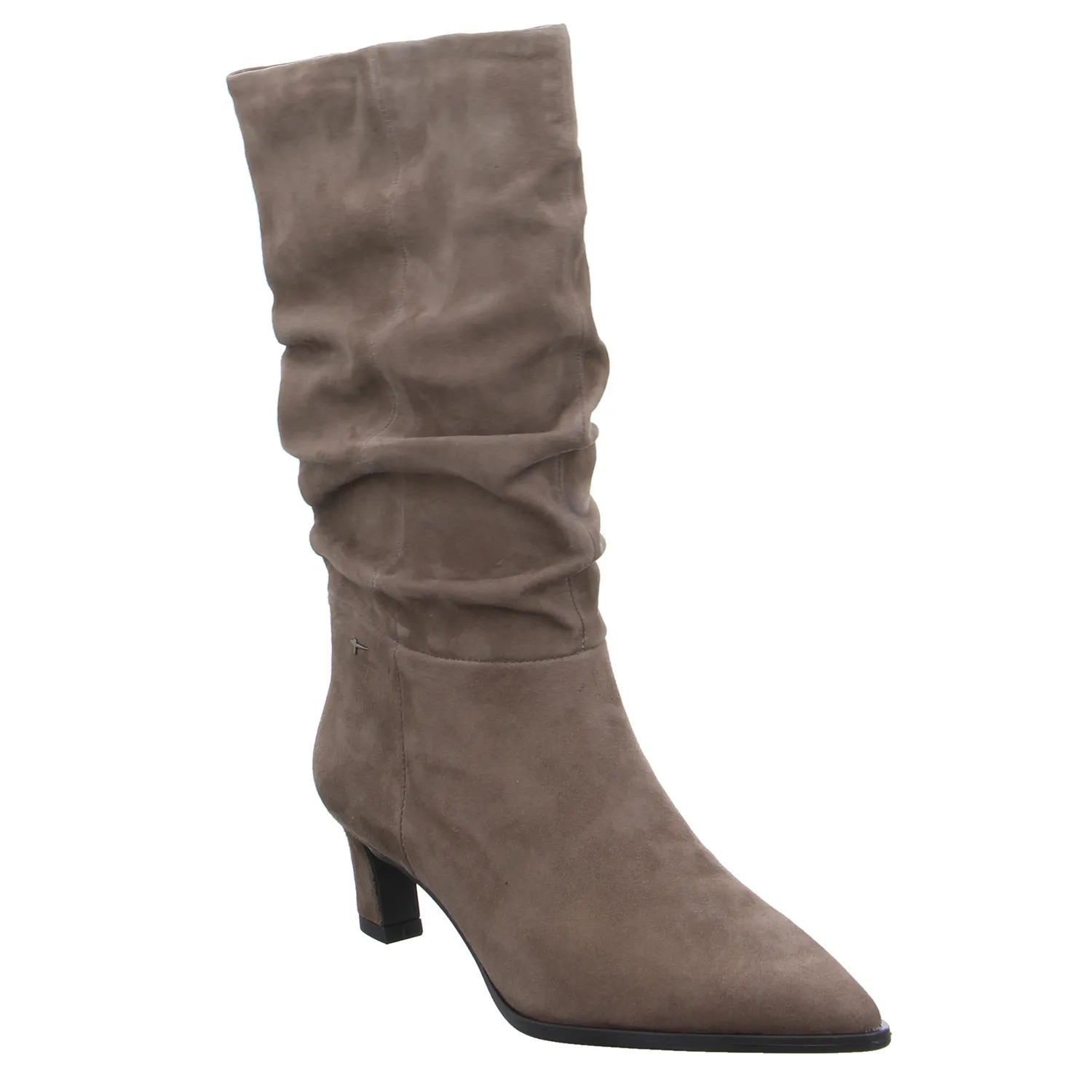 TAMARIS Stiefel Taupe Leder TAMARIS Stiefel Taupe Leder
