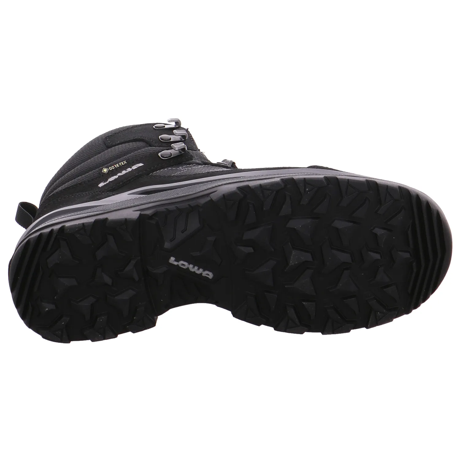 LOWA Wander- Bergschuh Damen Schwarz Lederimitat 