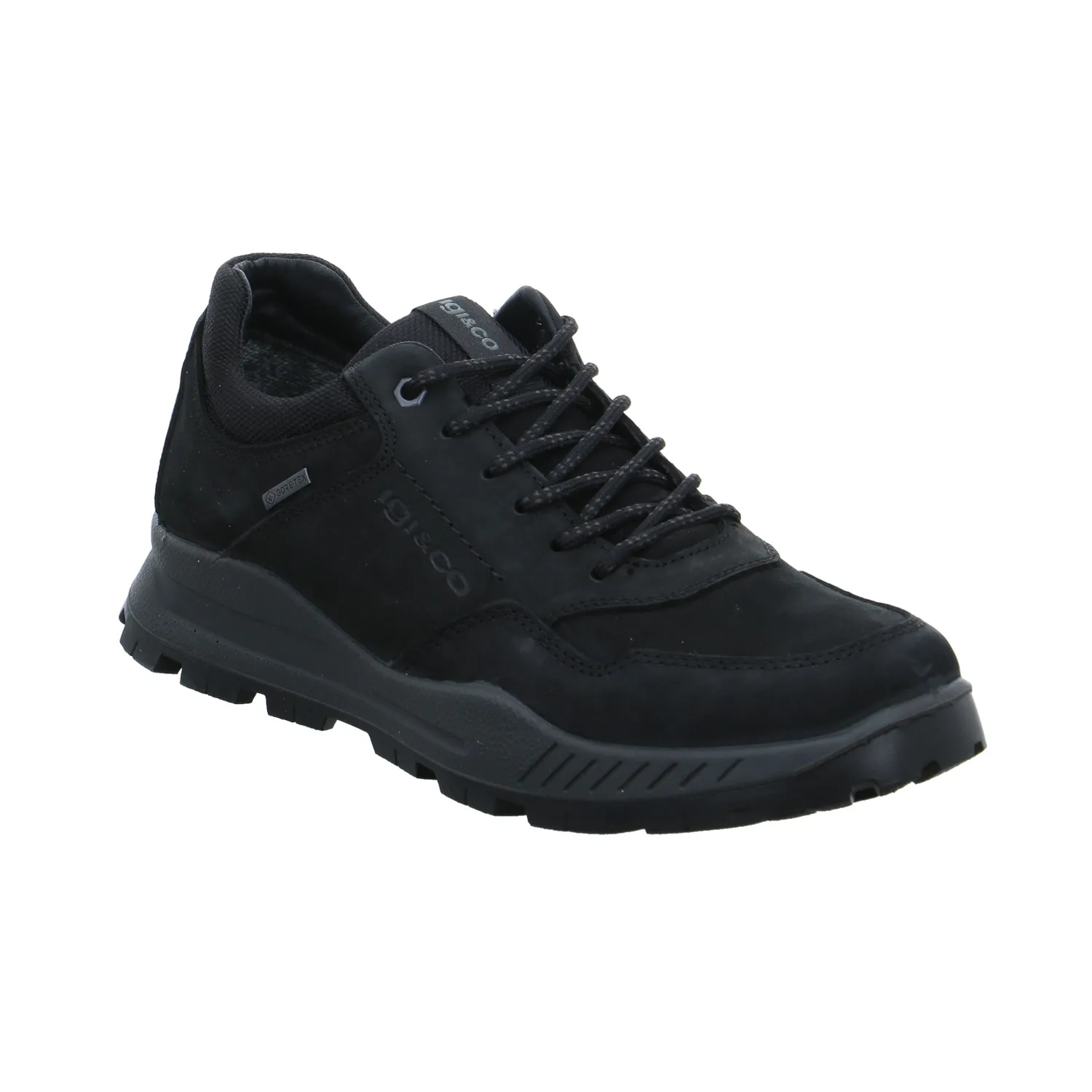 IGI & CO Halbschuh Schwarz Leder IGI & CO Halbschuh Schwarz Leder