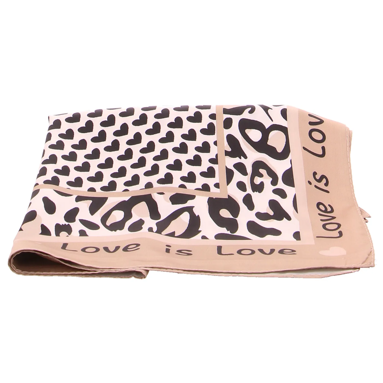 * Nikky-Tuch Quadratt mittel Schal Taupe Textil * Nikky-Tuch Quadratt mittel Schal Taupe Textil