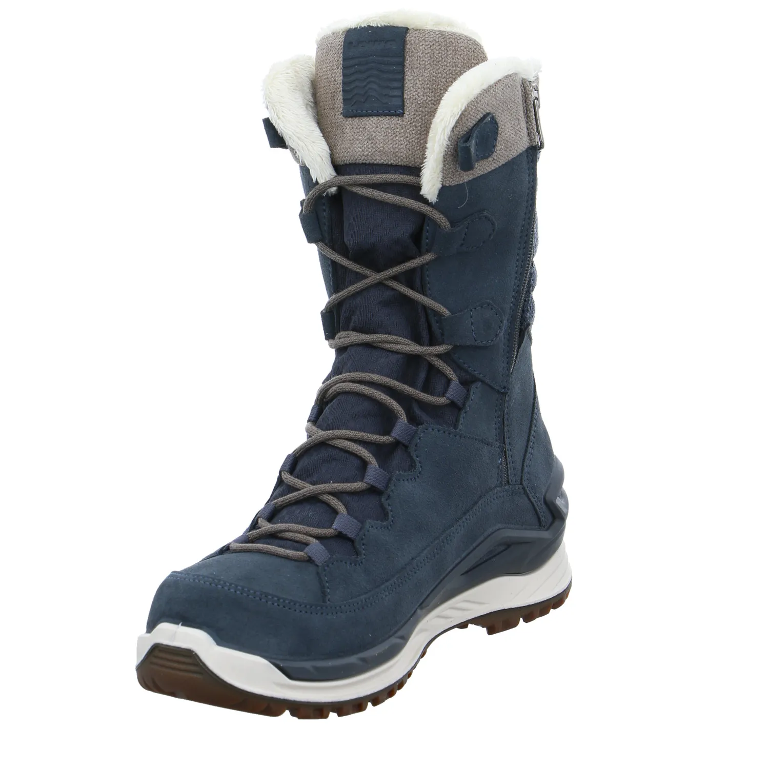 LOWA Snowboots Damen Blau Leder LOWA Snowboots Damen Blau Leder