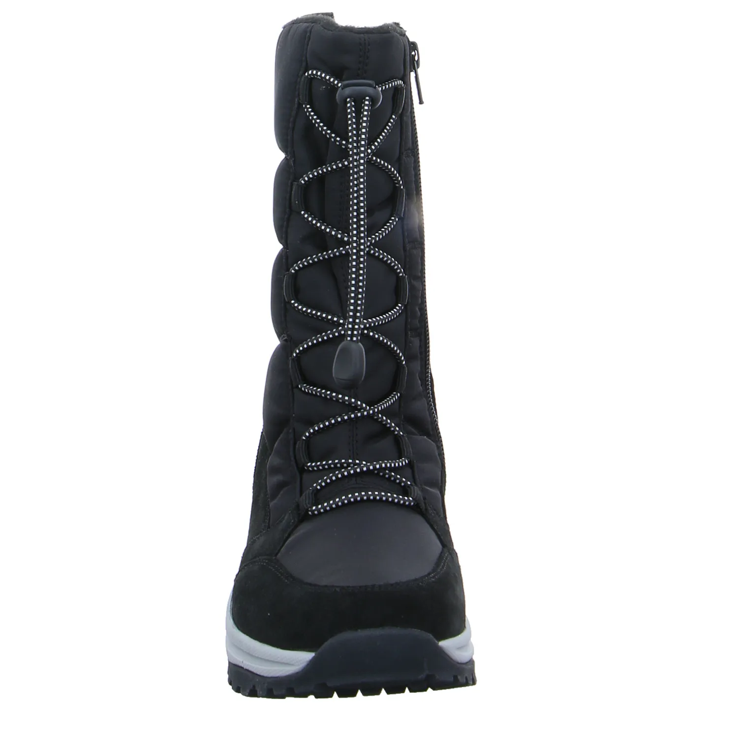 VADO Winter-Stiefel Mädchen-Snowboot Membrane Schwarz Synthetik 