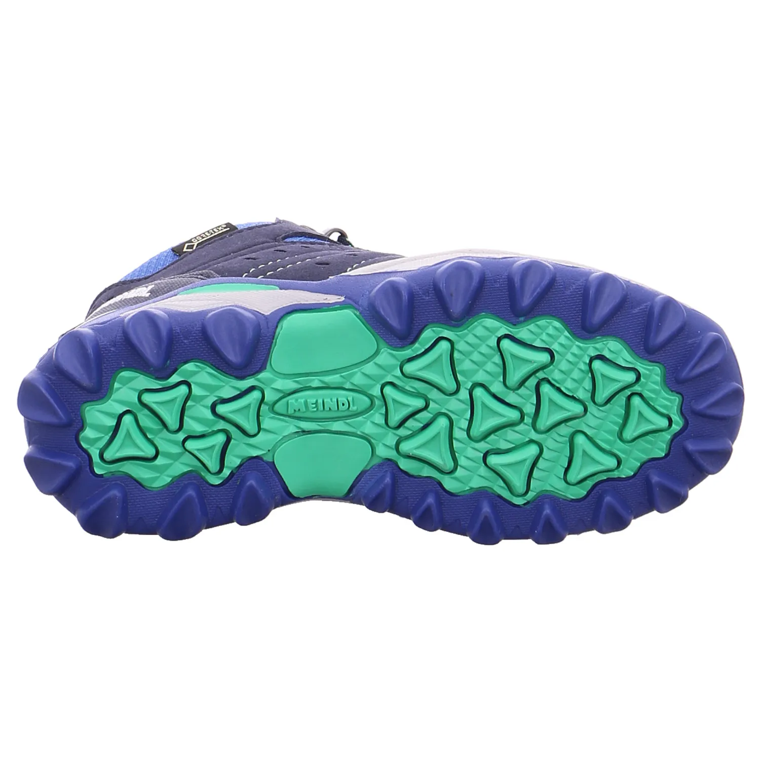 MEINDL mit Gore Tex Kinder-Wanderschuhe Blau Synthetik MEINDL mit Gore Tex Kinder-Wanderschuhe Blau Synthetik