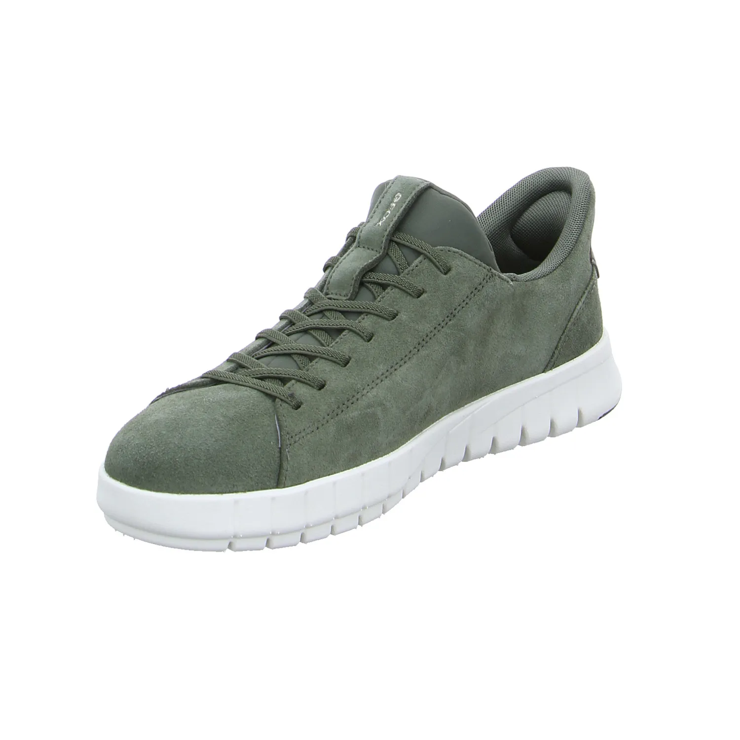 GEOX Halbschuhe Sneaker Olive Leder 