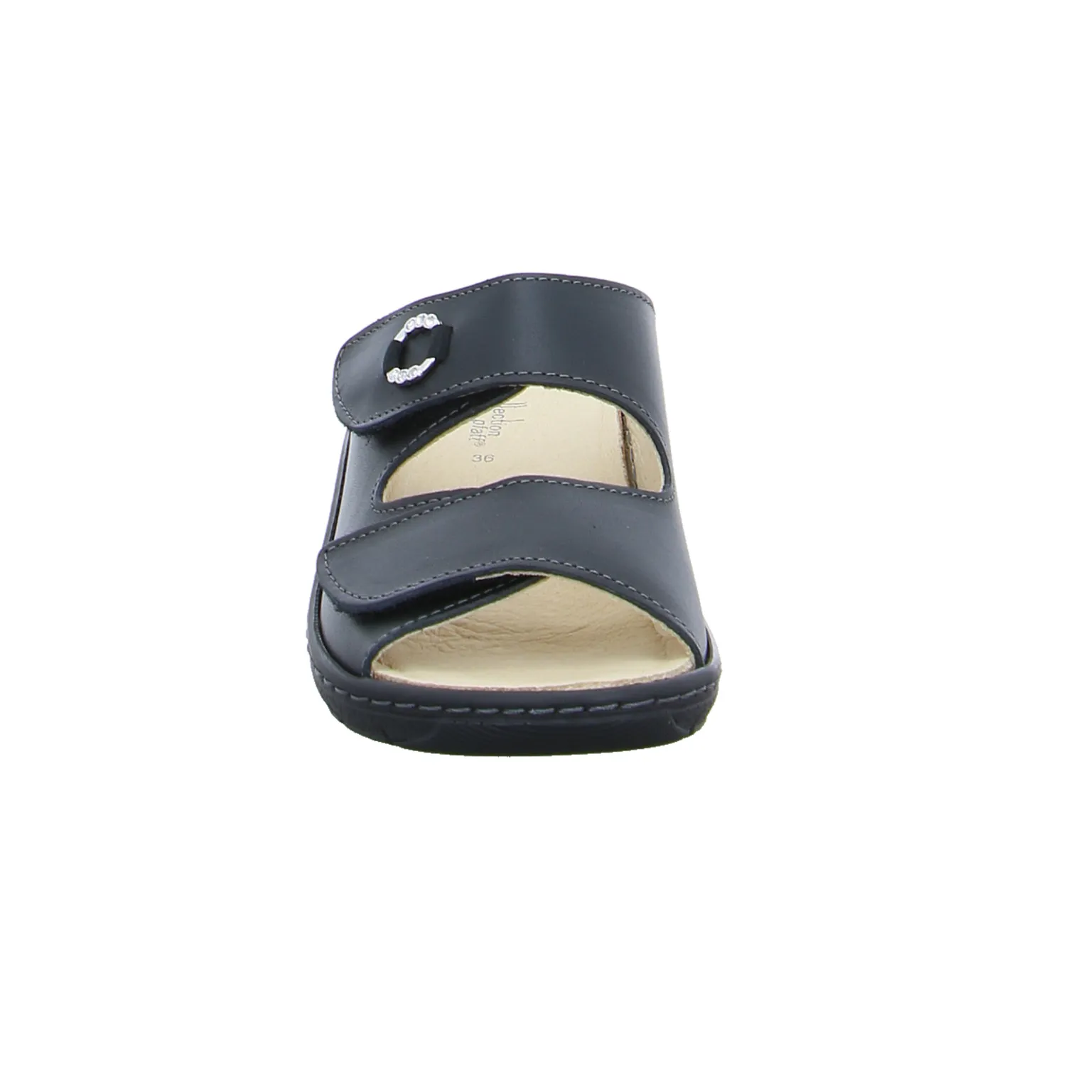 COLLECTION CHRISTA PFAFF Pantolette Schwarz Leder COLLECTION CHRISTA PFAFF Pantolette Schwarz Leder