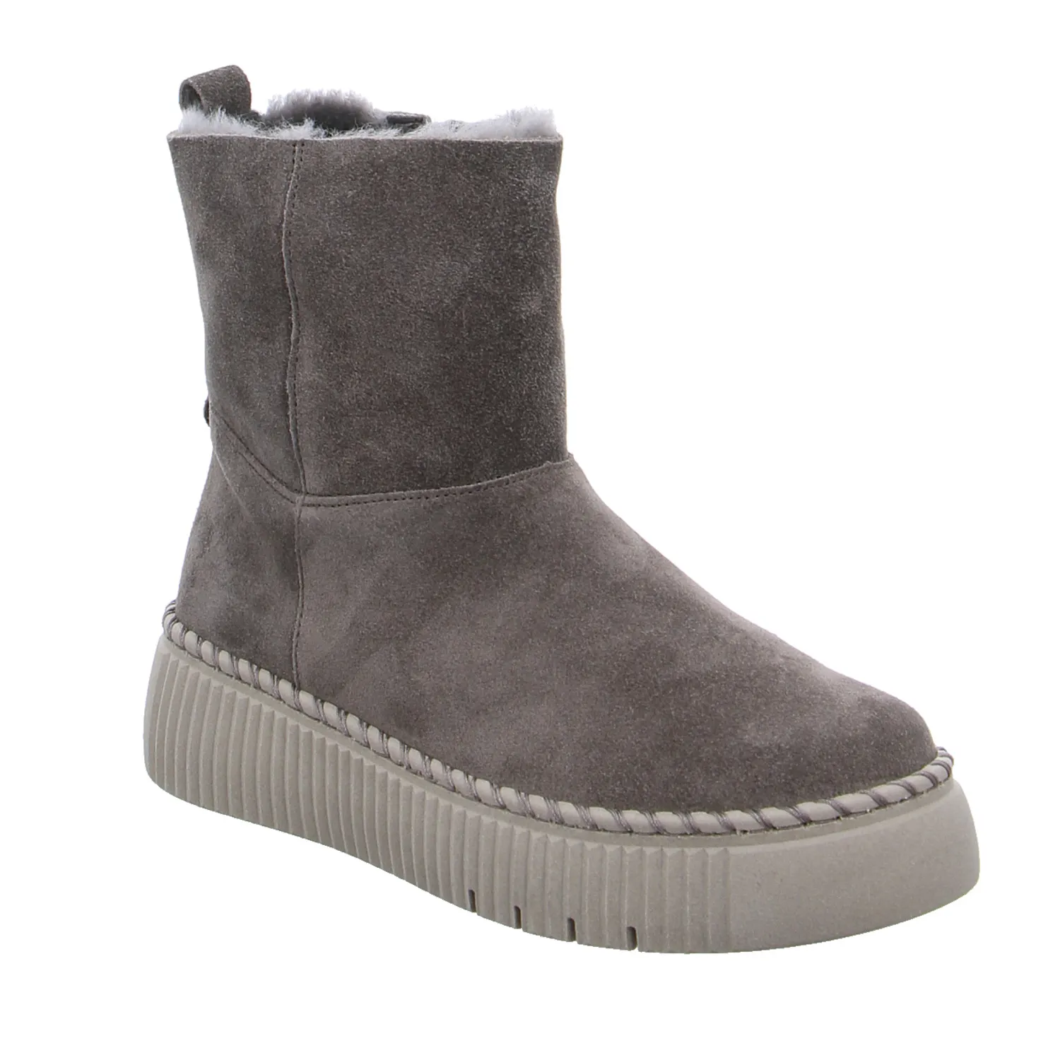 GABOR Boot Grau Leder GABOR Boot Grau Leder