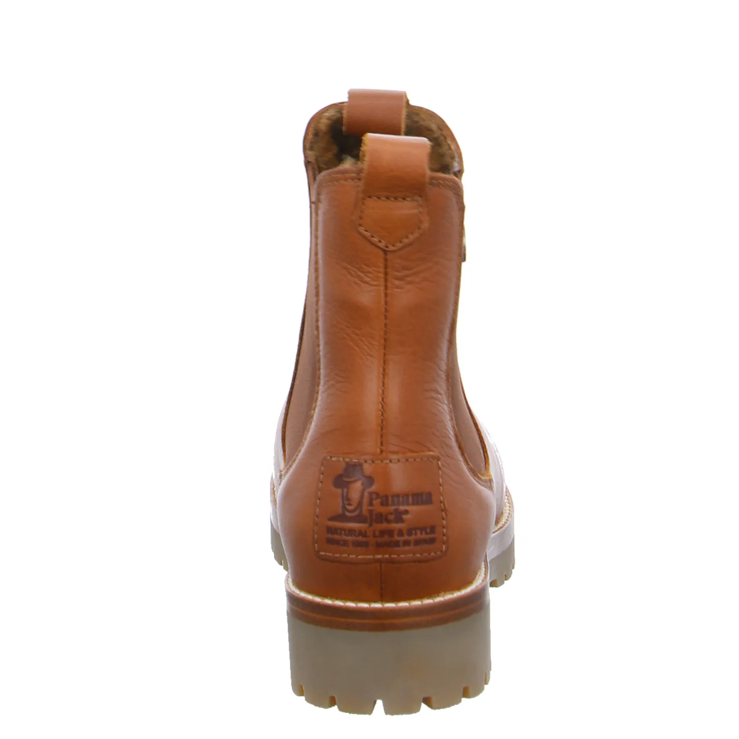 PANAMA JACK mit Lammfell-Futter Boot Cognac Leder PANAMA JACK mit Lammfell-Futter Boot Cognac Leder