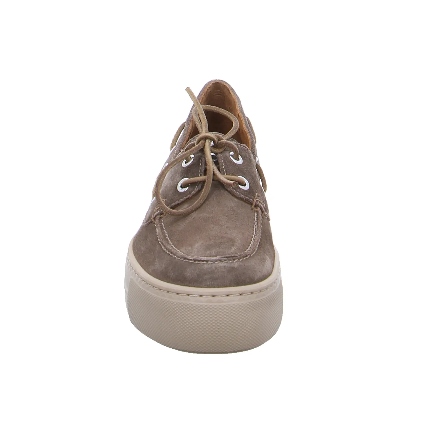 PAUL GREEN Mokassin Taupe Leder 