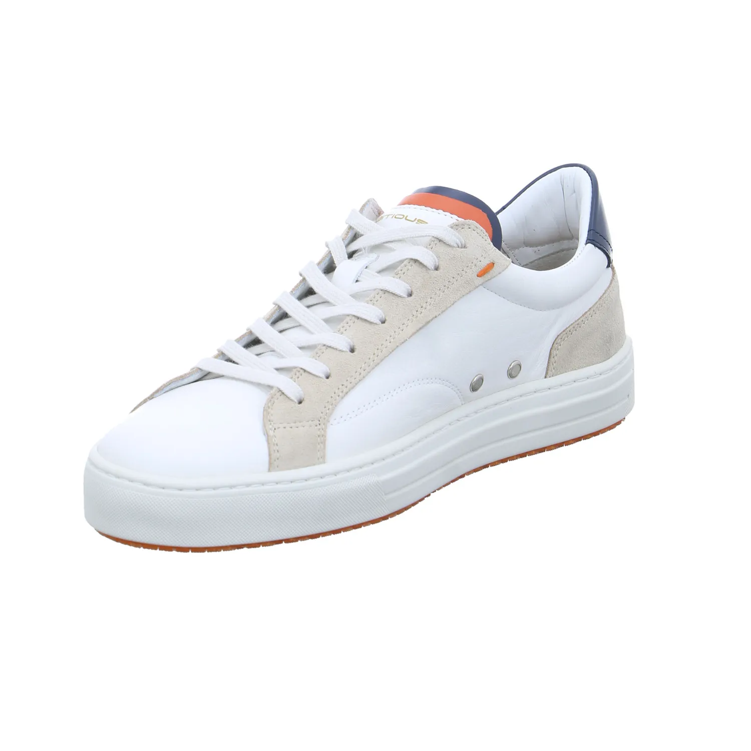AMBITIOUS Halbschuhe Sneaker Weiss Leder AMBITIOUS Halbschuhe Sneaker Weiss Leder