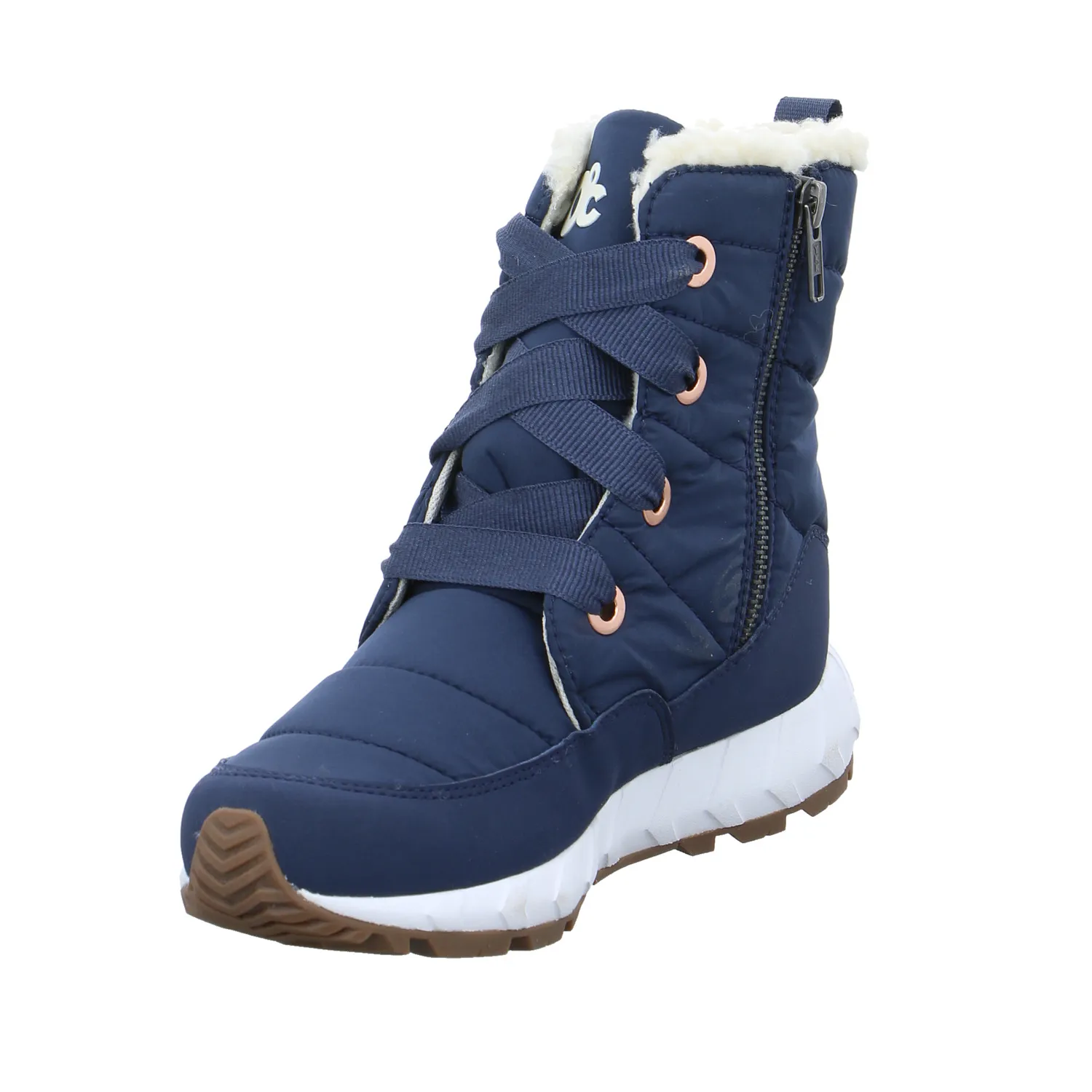 ZERO Snowboot Mädchen-Snowboot Membrane Dunkelblau Textil ZERO Snowboot Mädchen-Snowboot Membrane Dunkelblau Textil