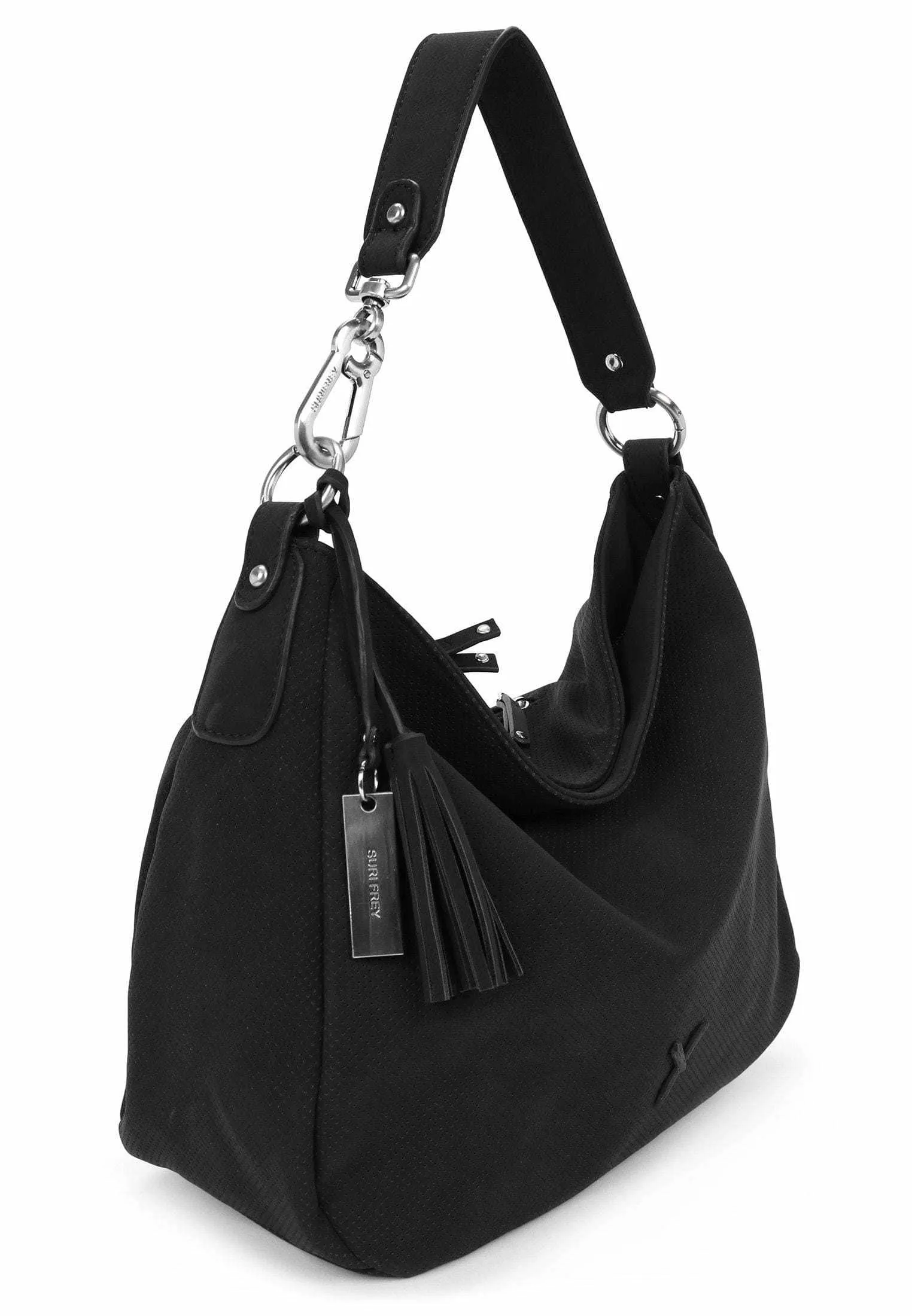 SURI FREY Beuteltasche Schwarz Lederimitat SURI FREY Beuteltasche Schwarz Lederimitat