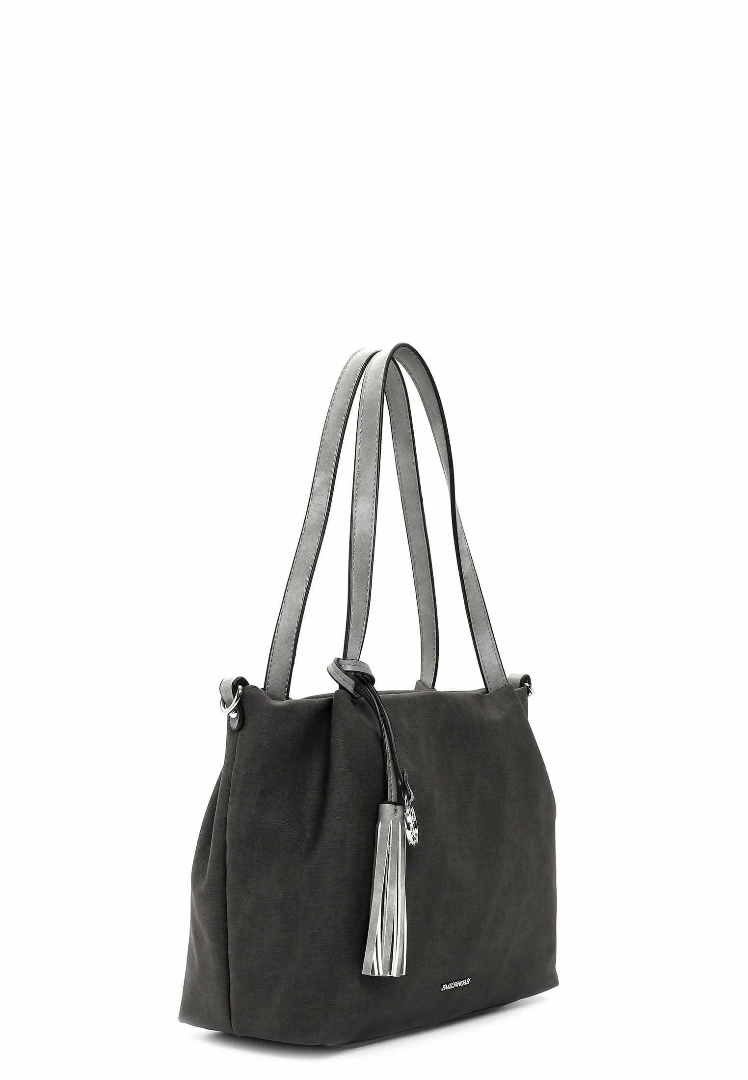 EMILY & NOAH mit Bag in Bag Shopper Grau Lederimitat EMILY & NOAH mit Bag in Bag Shopper Grau Lederimitat